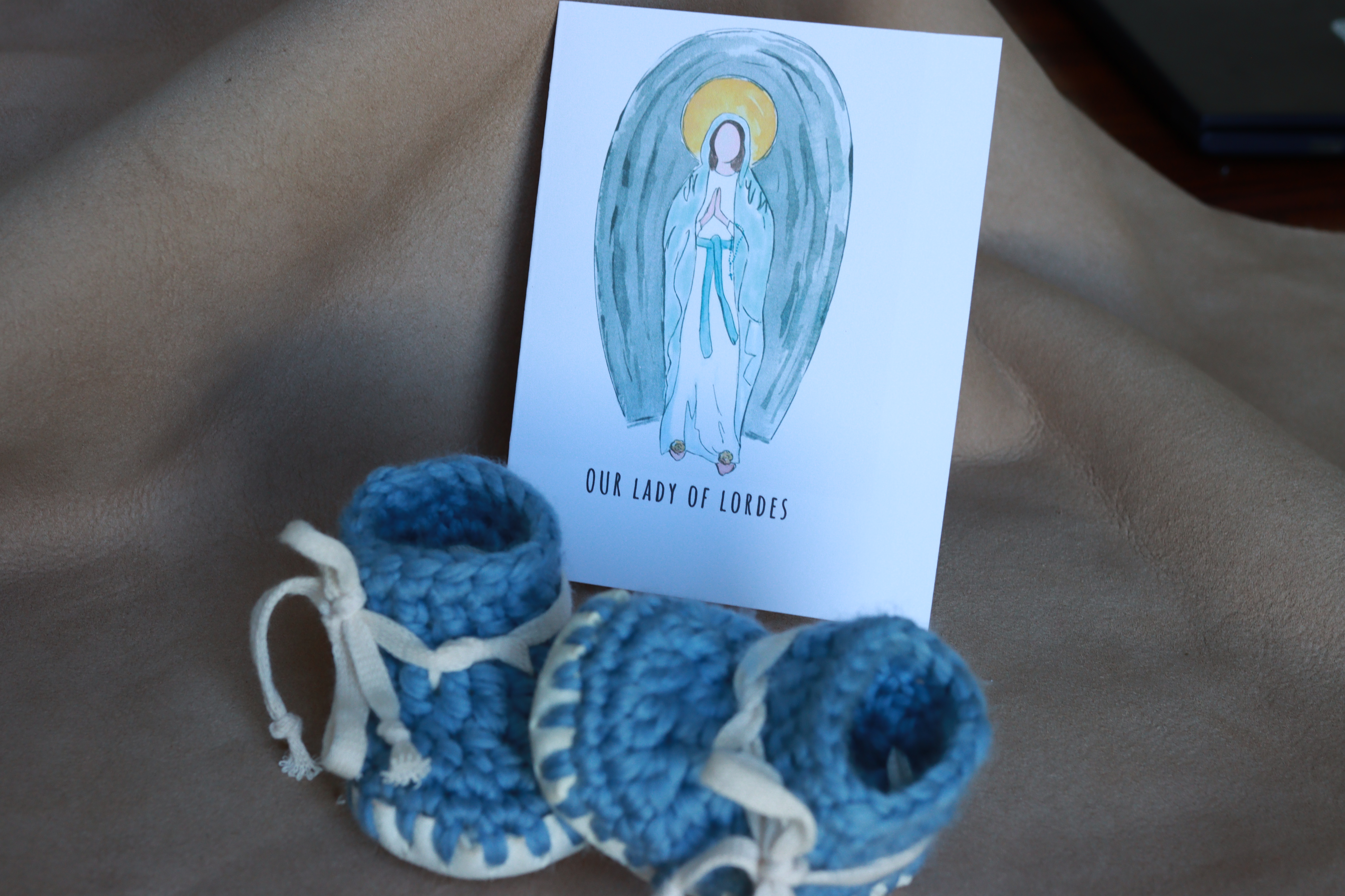  Our Lady Of Lourdes France, Blue