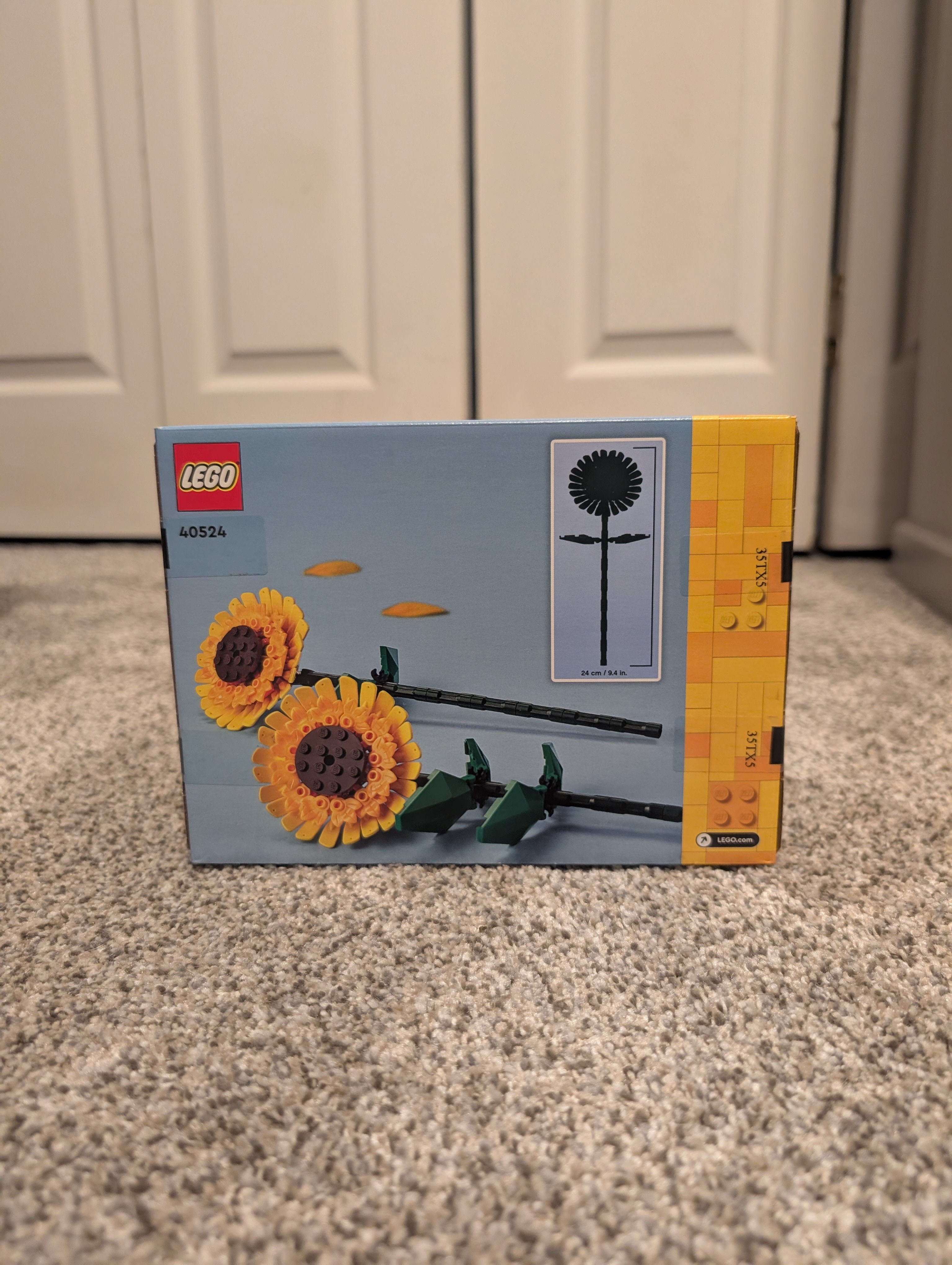 Lego Botanical Sunflowers Set #40524 NIB