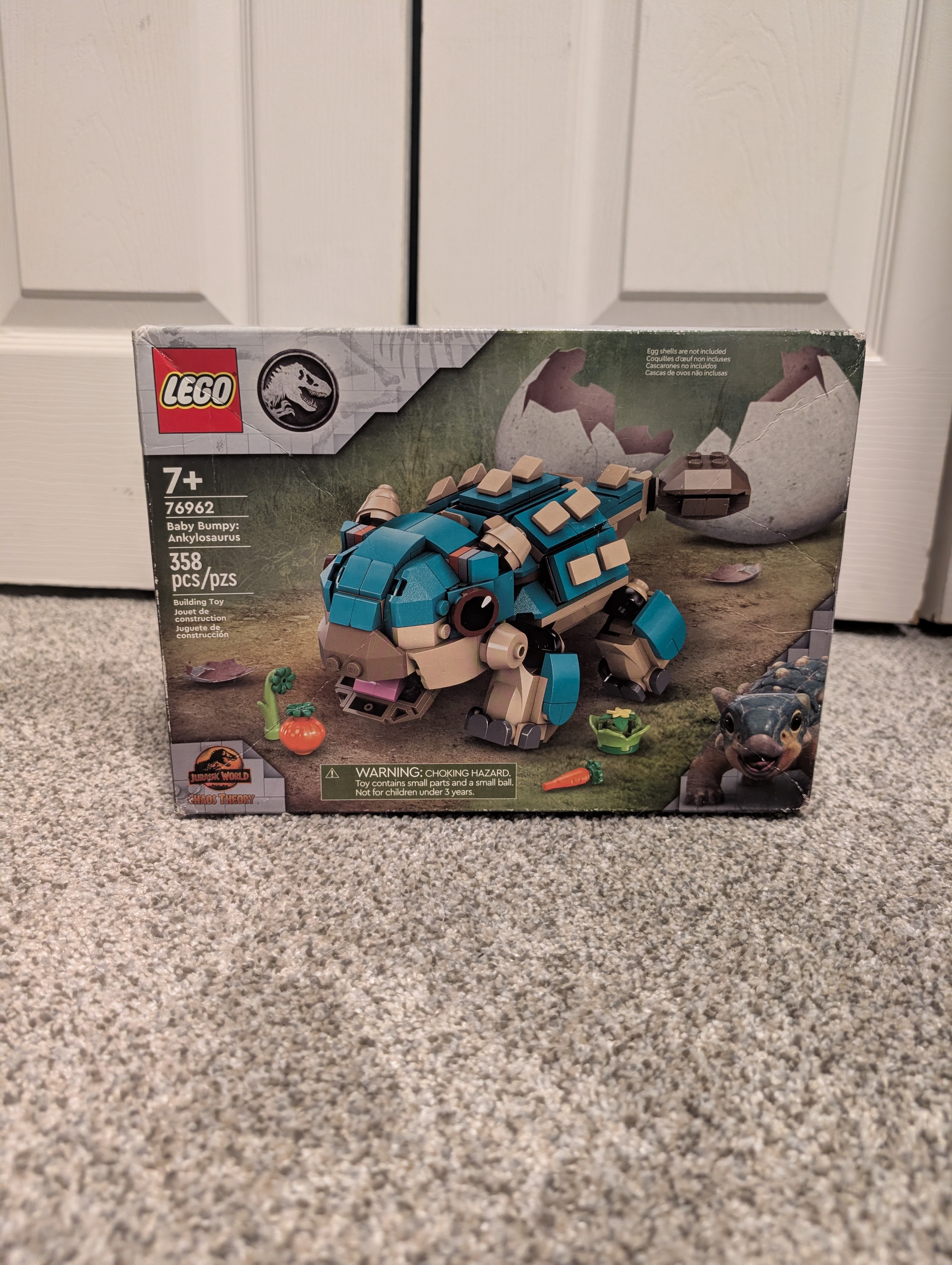 Lego Jurassic World Baby Bumpy: Ankylosaurus Set #76961 NIB