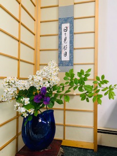 Demonstration of Ikebara arranging