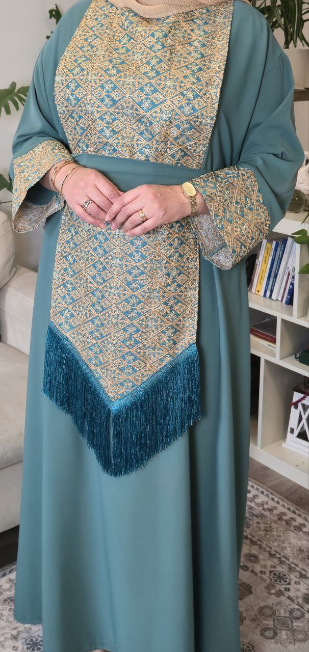 Traditional Embroidered Abaya