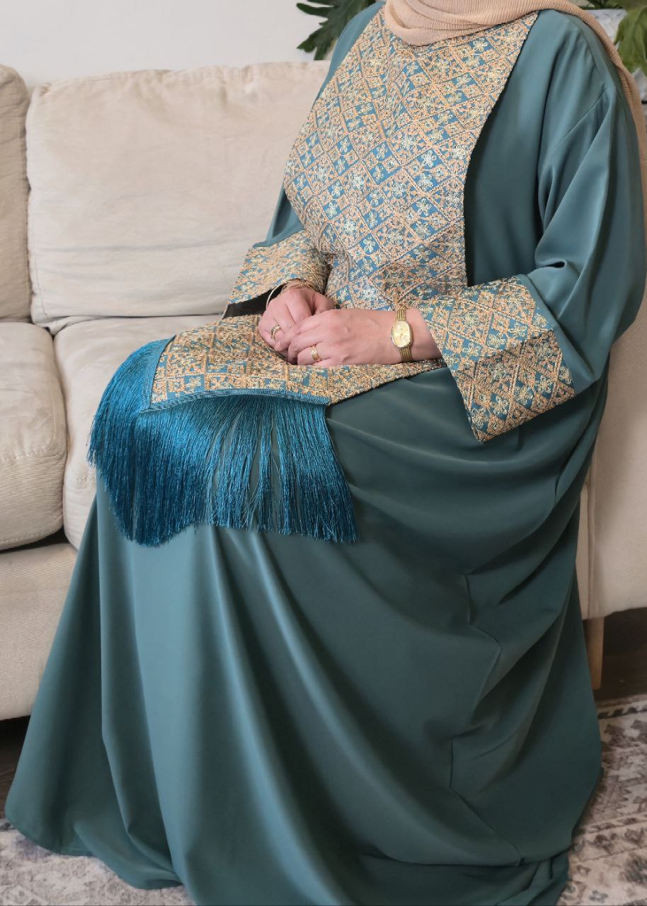 Traditional Embroidered Abaya
