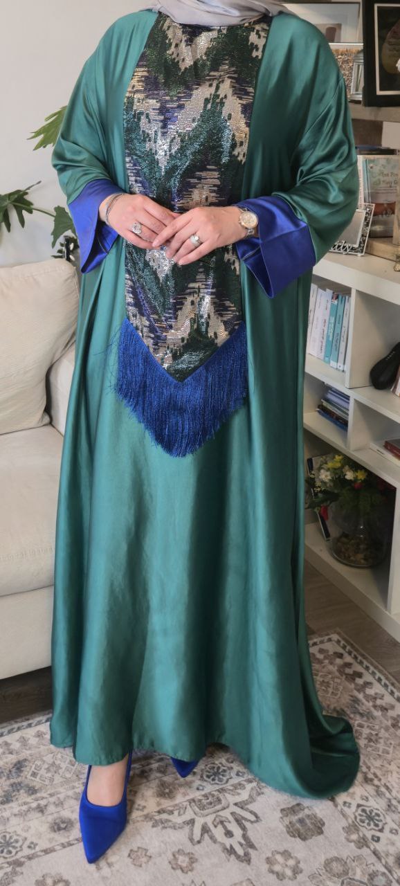 Elegant Green Kaftan