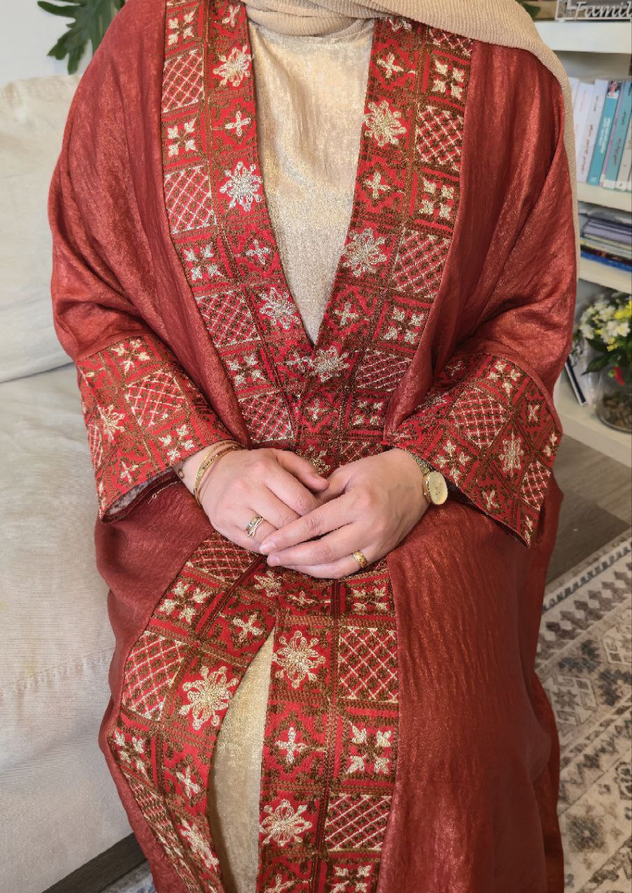 Traditional Embroidered Abaya