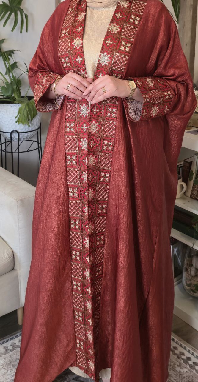 Traditional Embroidered Abaya