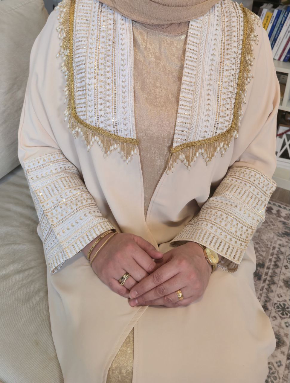 Elegant Beige Abaya