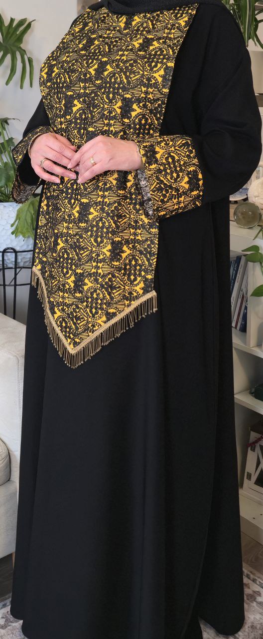 Traditional Palestinian Embroidered Dress
