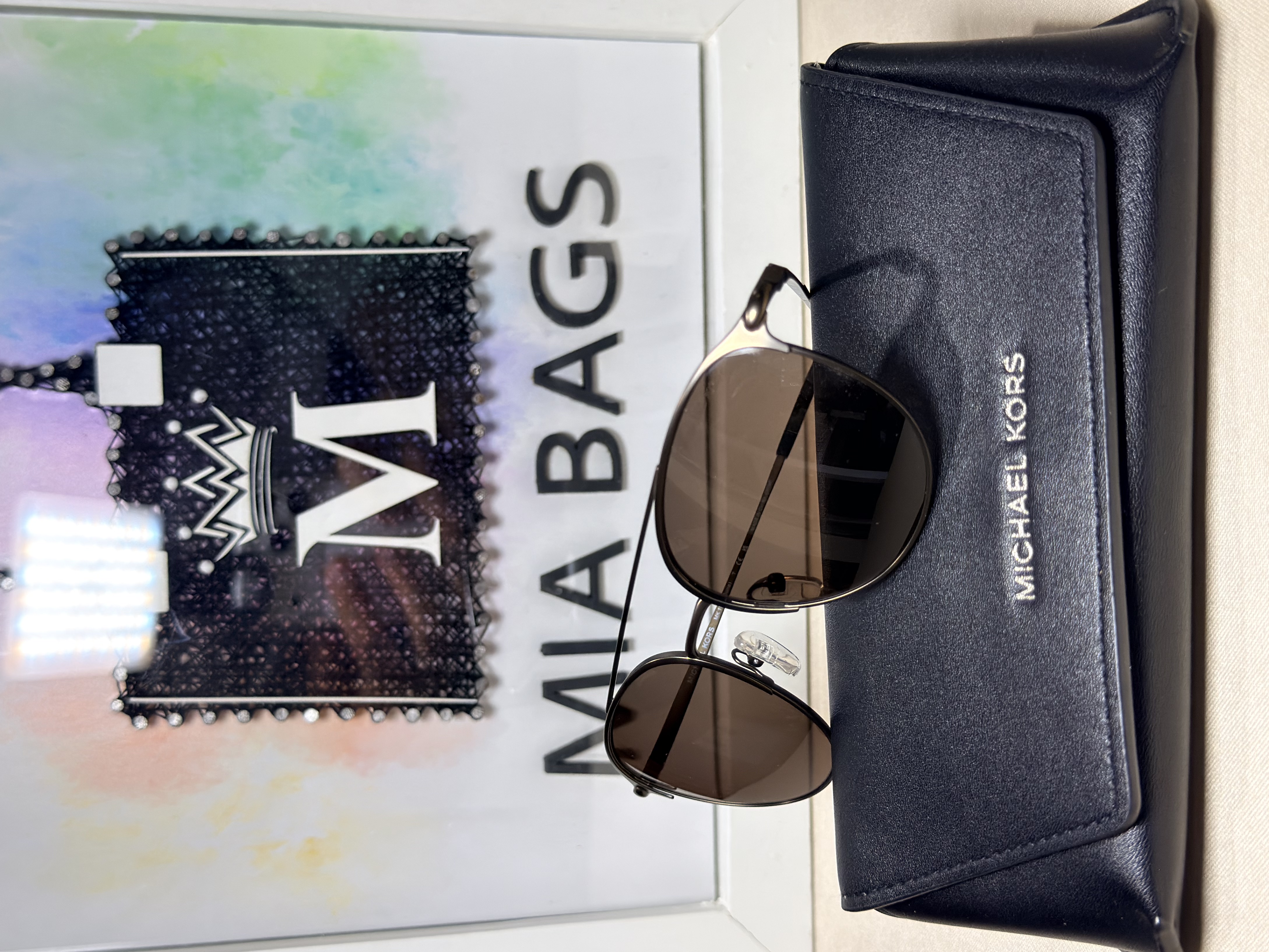 Gafas de sol café con marco de aluminio