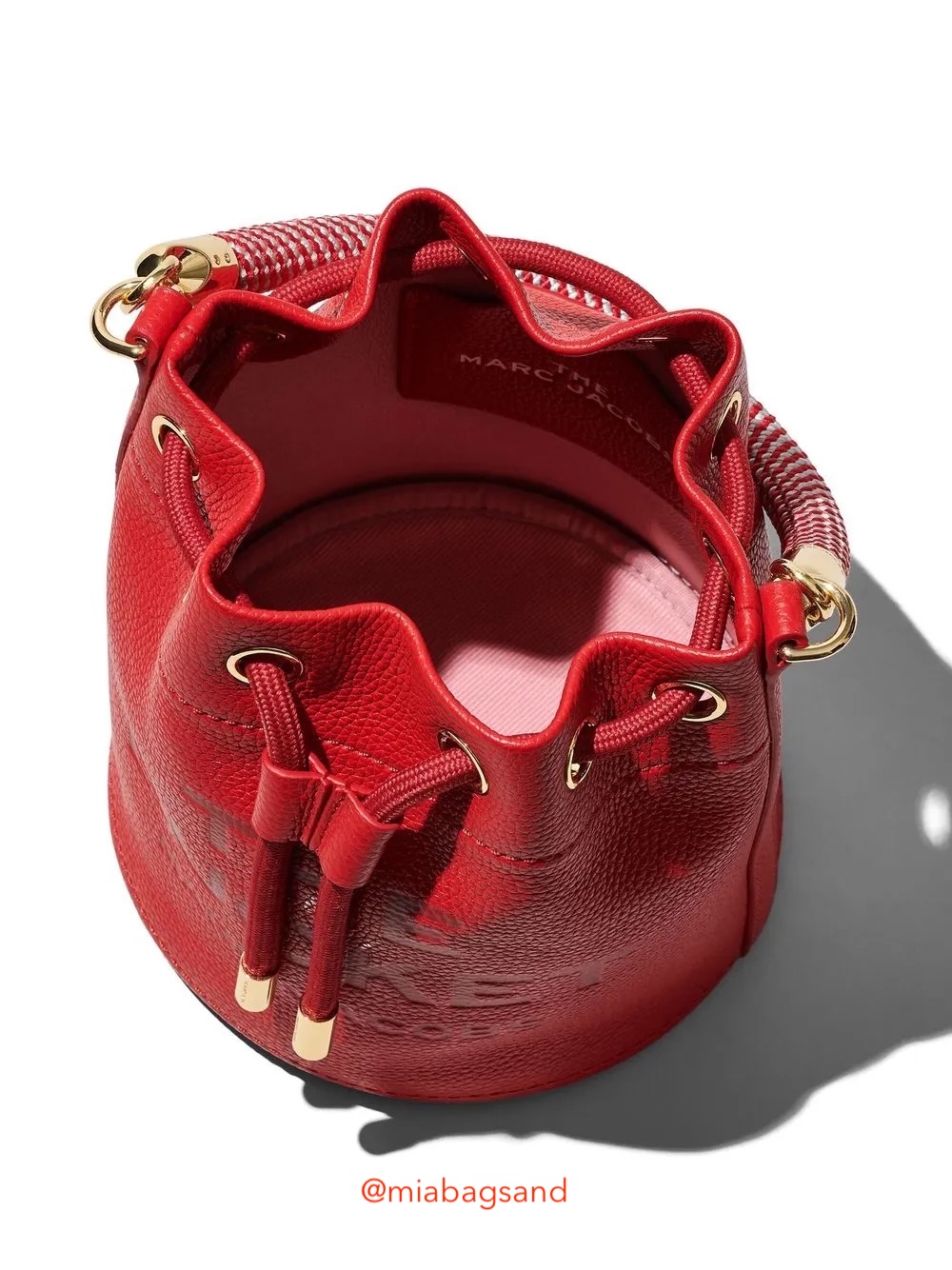 Bolso bucket rojo Marc Jacobs