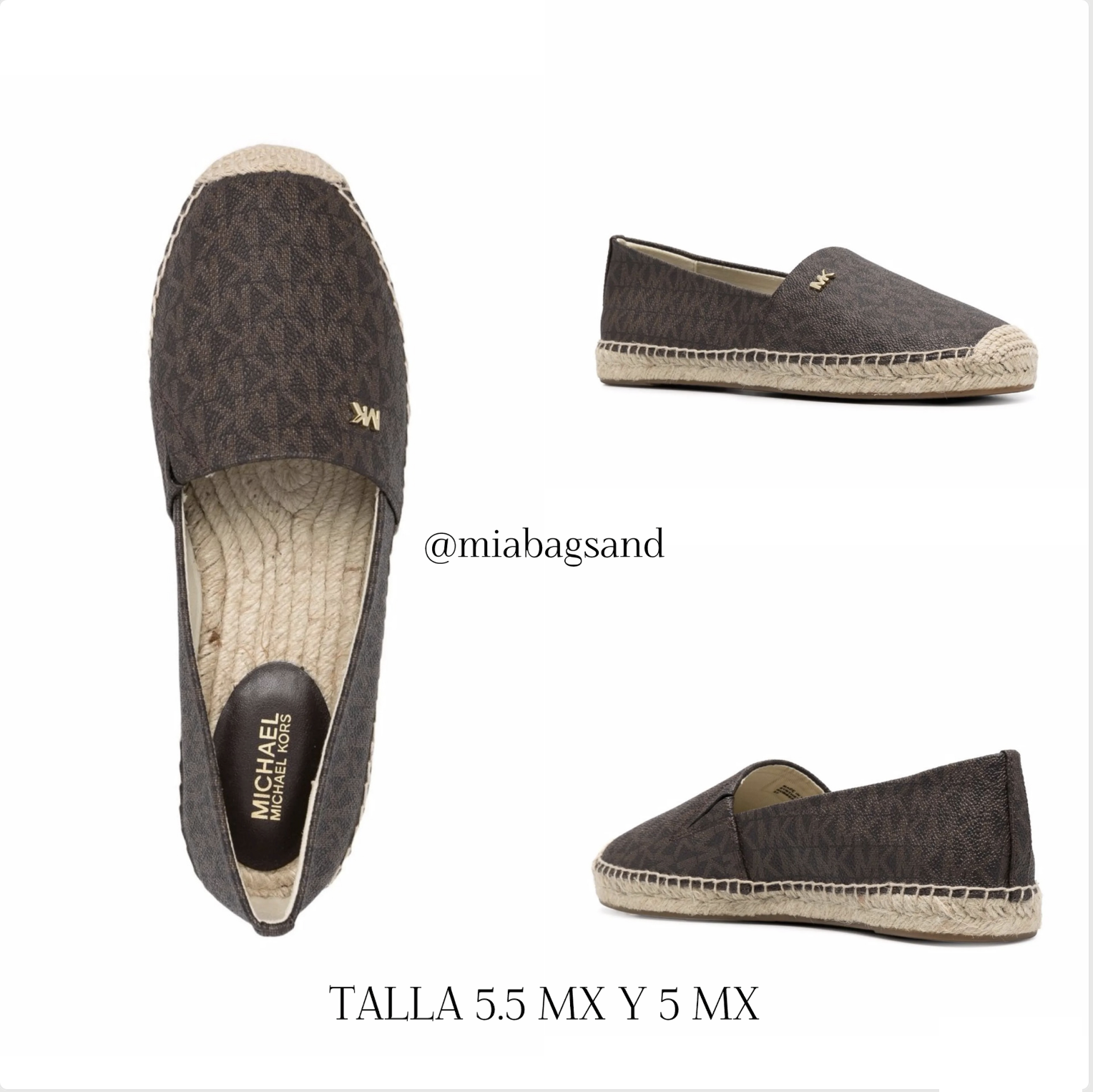 Alpargatas con monogram Michael Kors