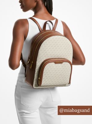 Mochila grande monogram vainilla