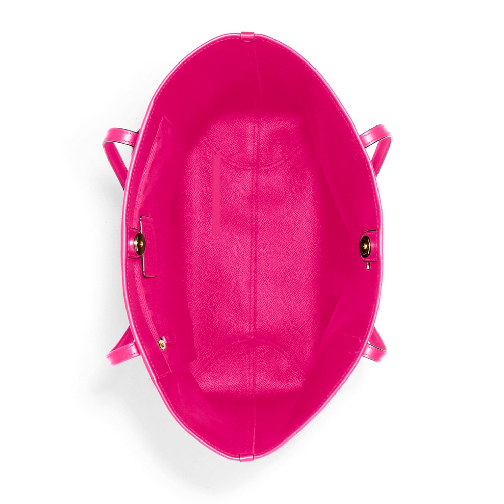 Tote monogram con detalles rosas