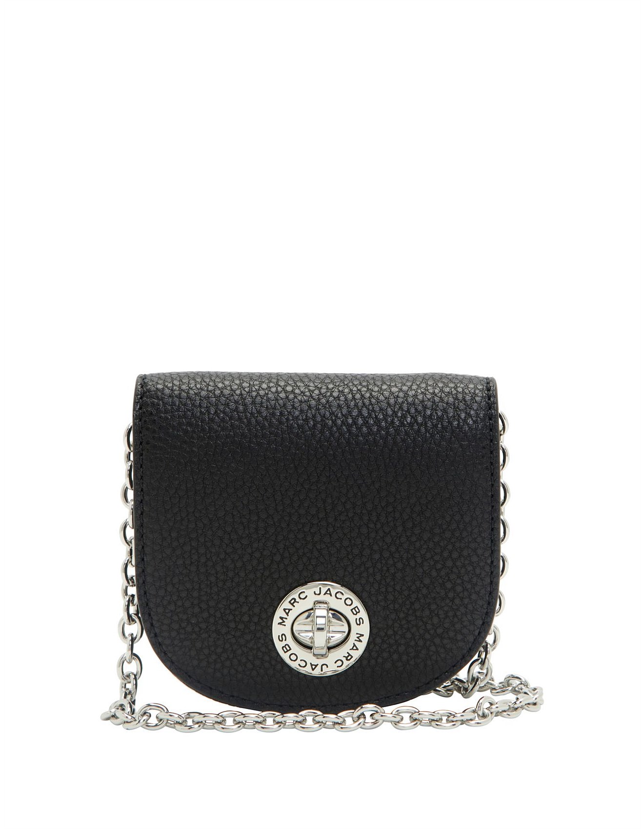 Bolso mini de cuero negro