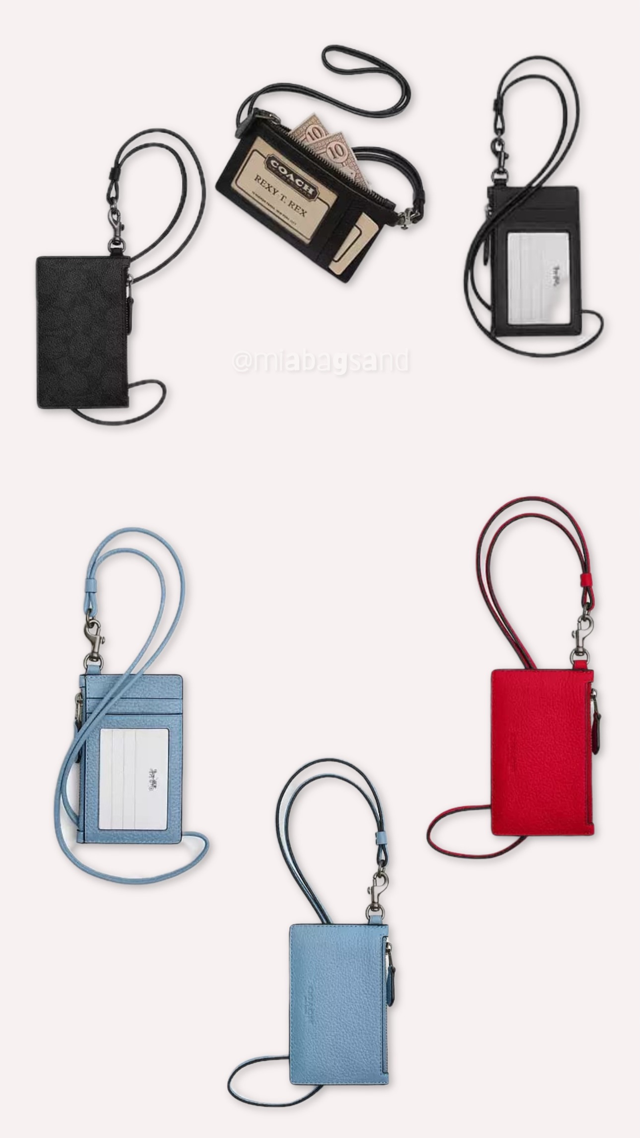 Portatarjetas con cierre y ventana para identificación