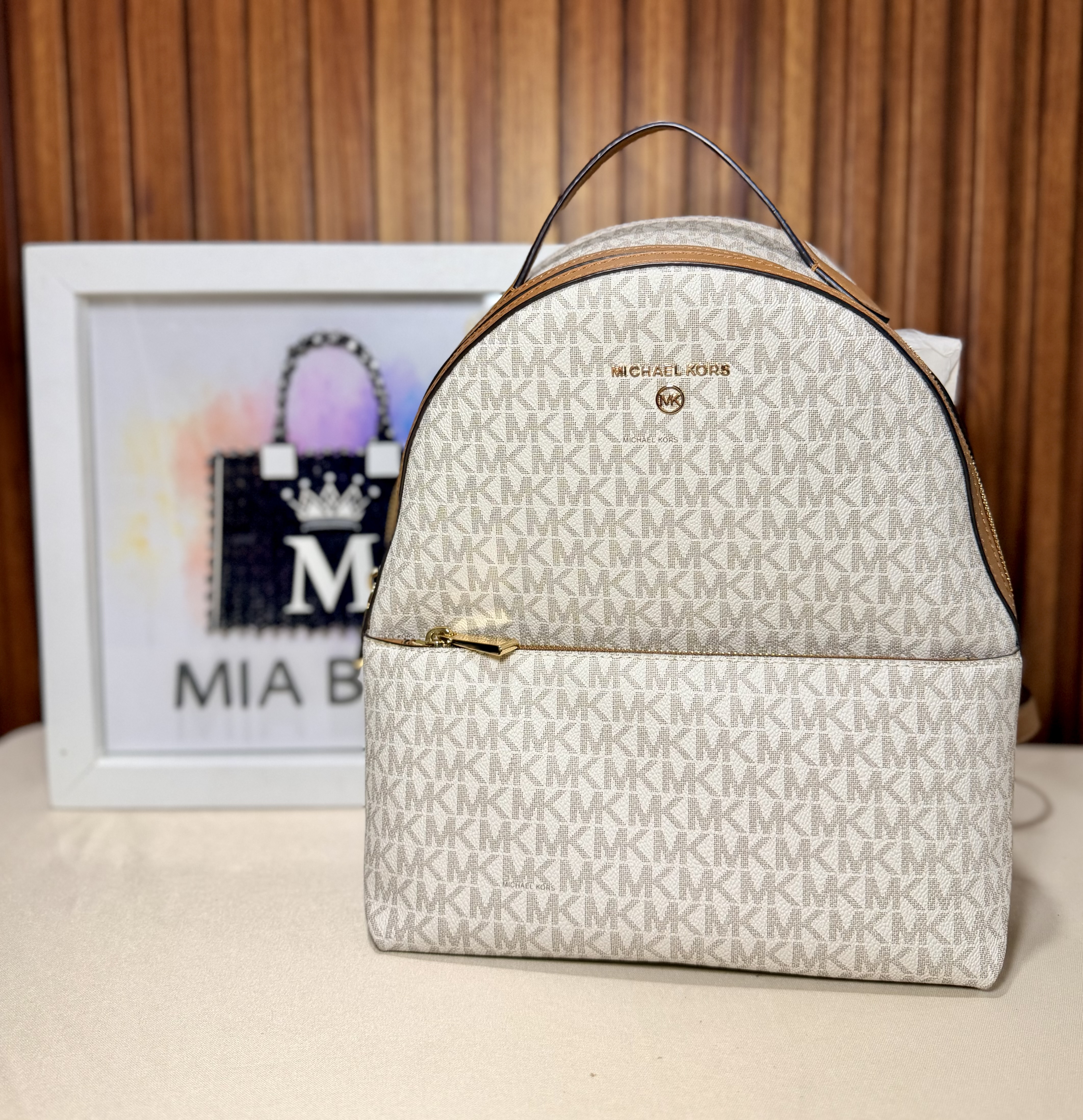 Backpack vainilla monogram