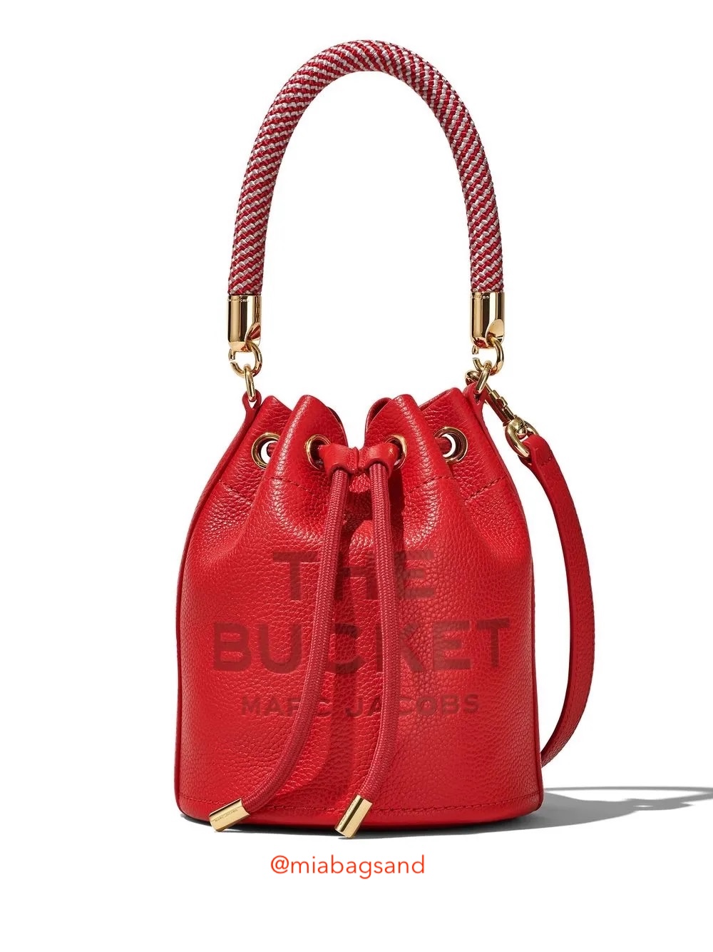 Bolso bucket rojo Marc Jacobs