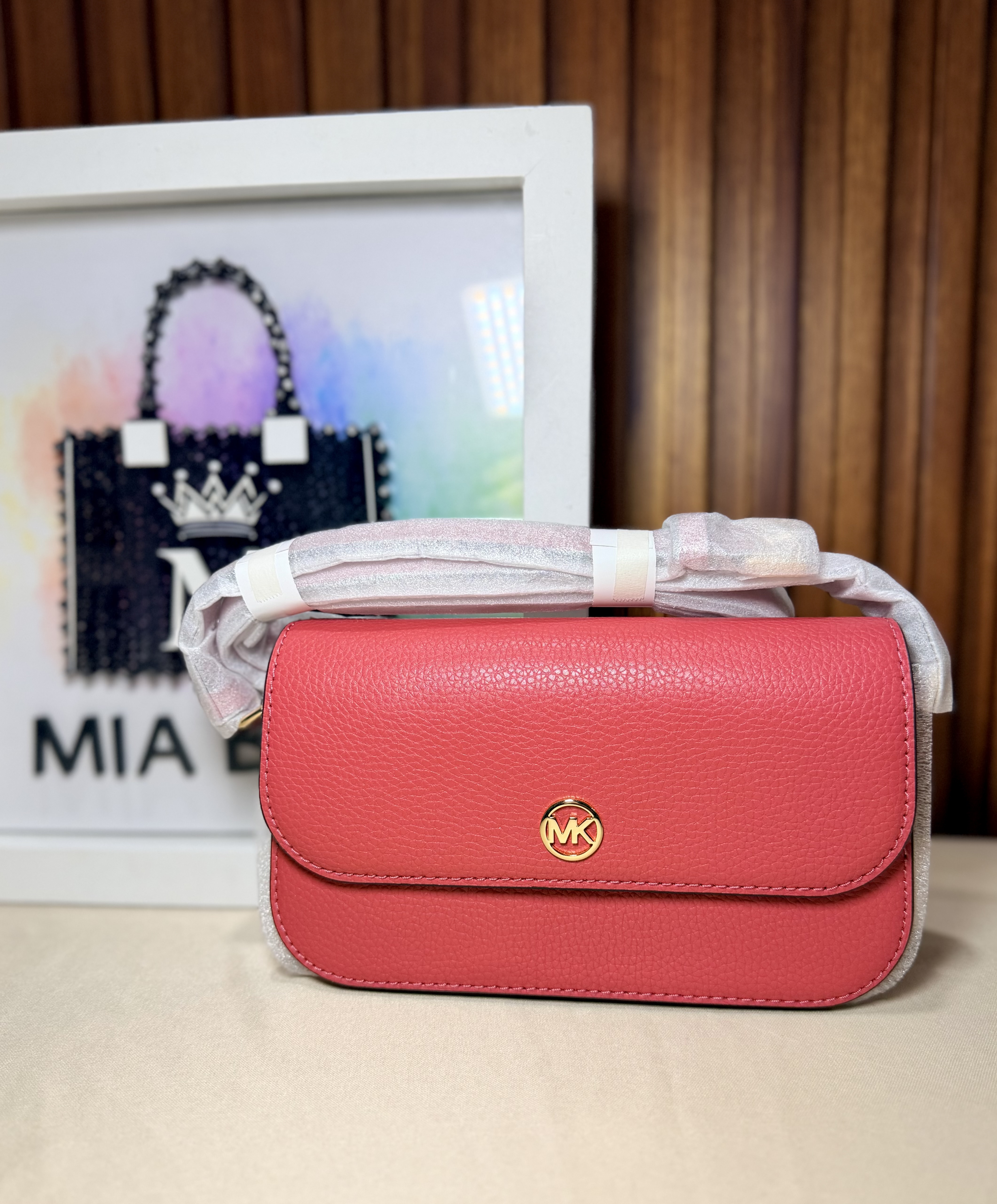 Bolso crossbody rosa