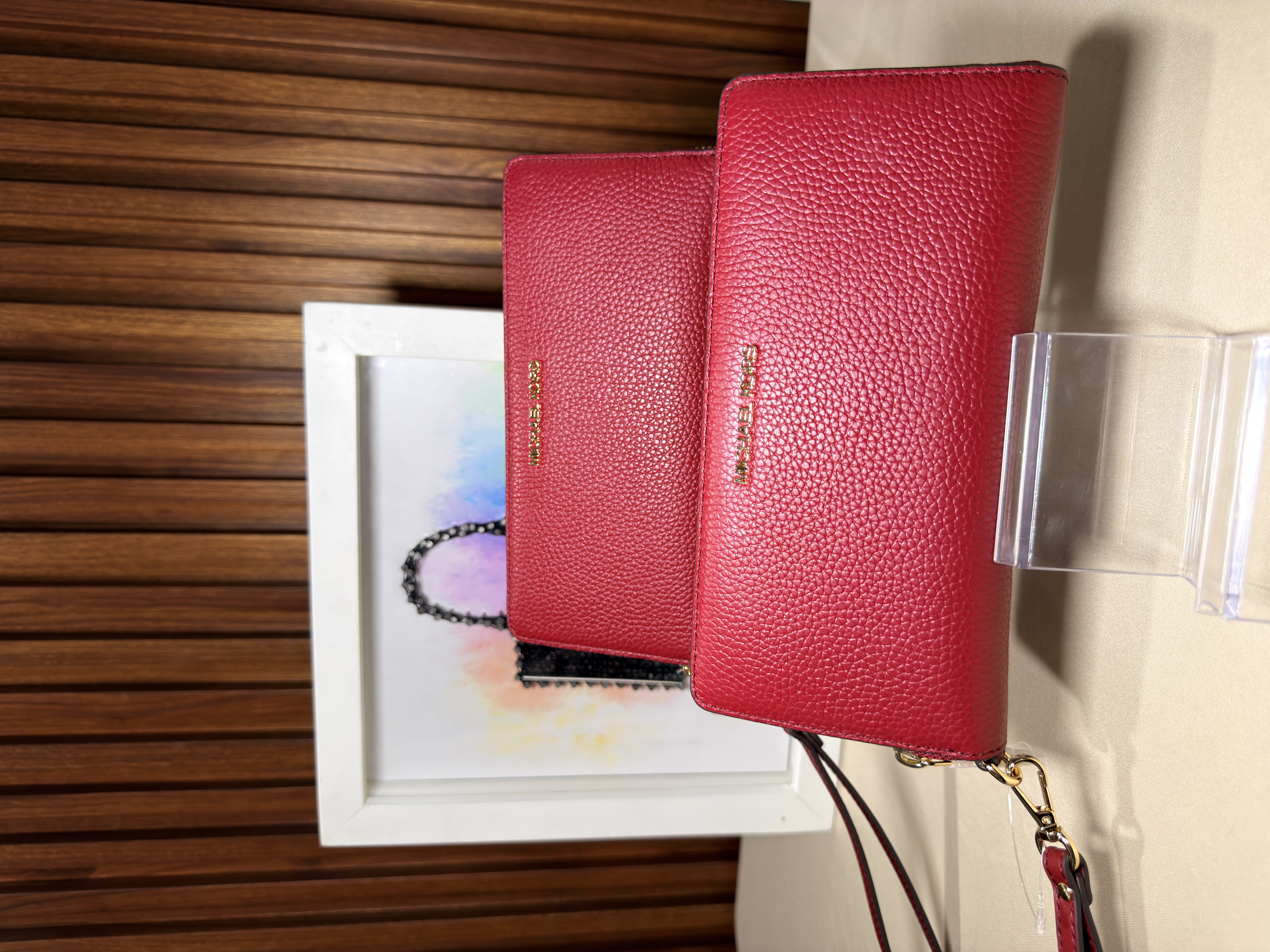 Cartera roja Michael Kors