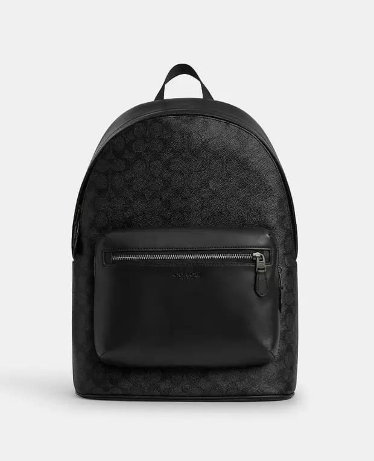 Mochila Coach negra con monogram
