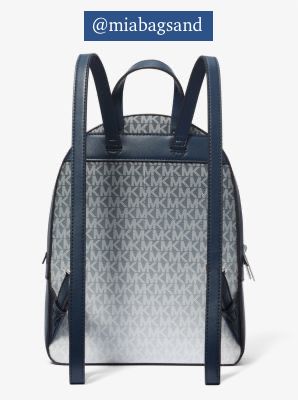 Mochila degradada mediana Azul 