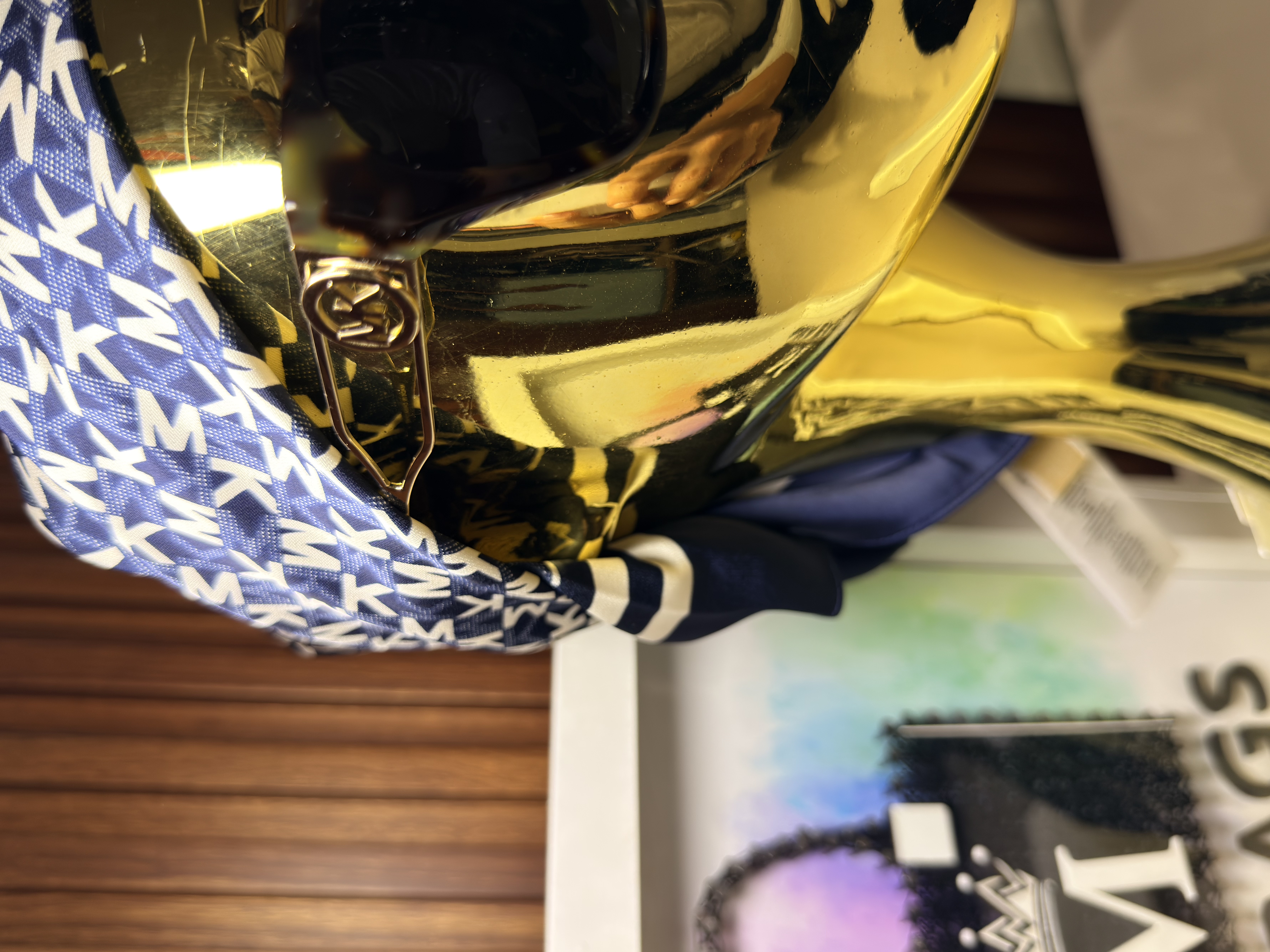 Gafas de sol azul con verde