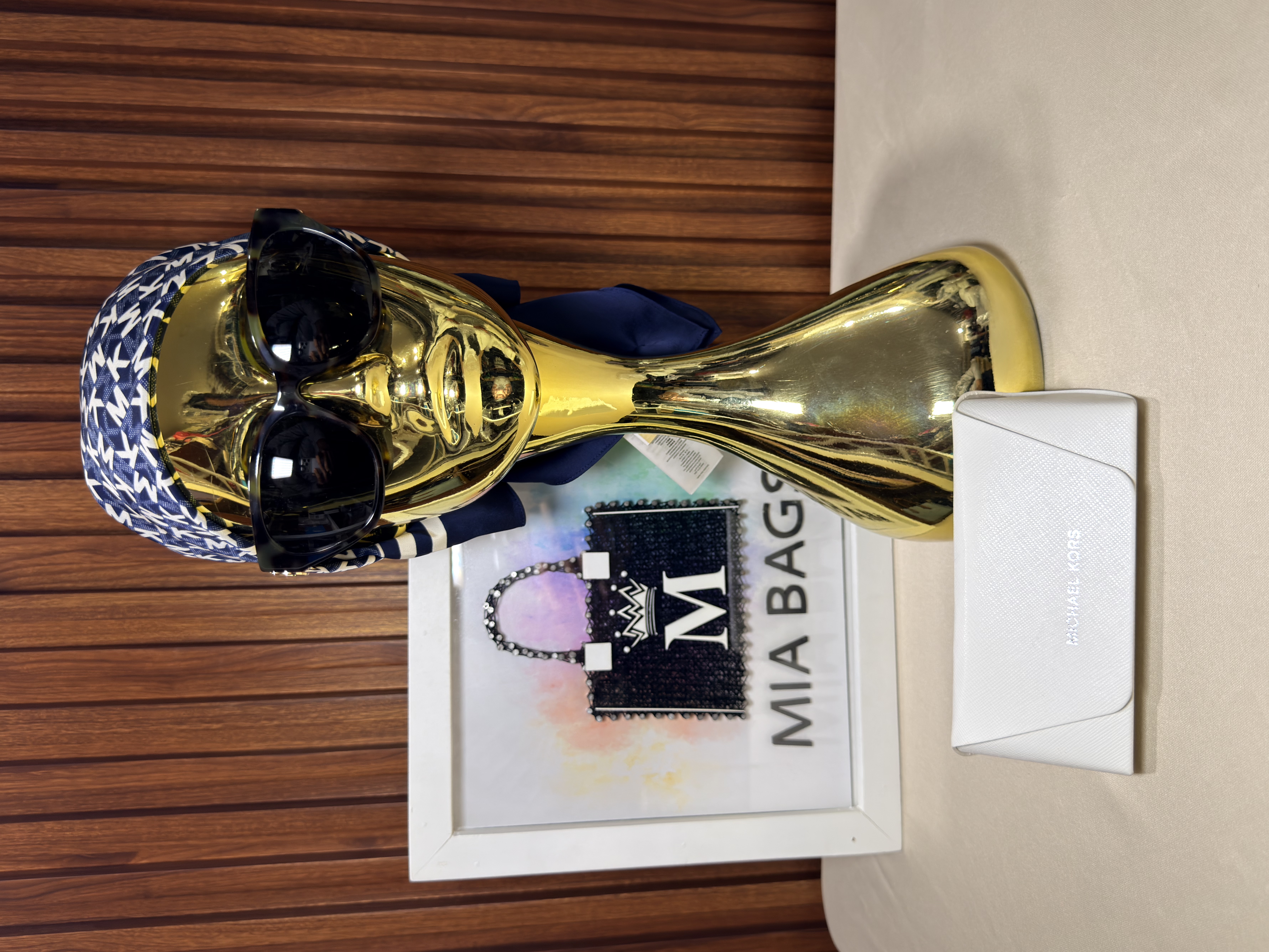 Gafas de sol azul con verde