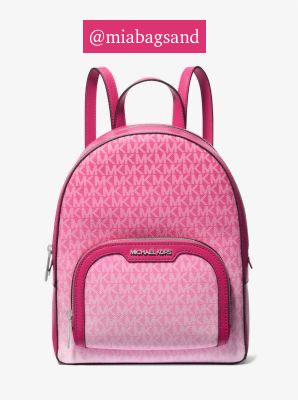 Mochila degradada mediana Rosa 