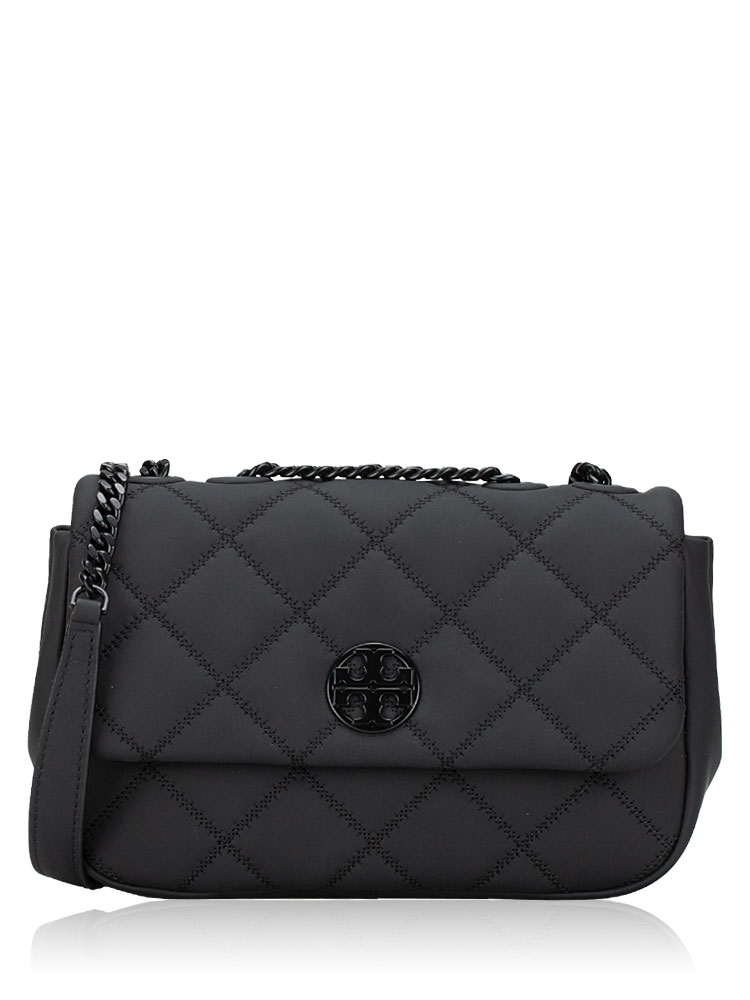 Bolsa acolchada negra Tory Burch