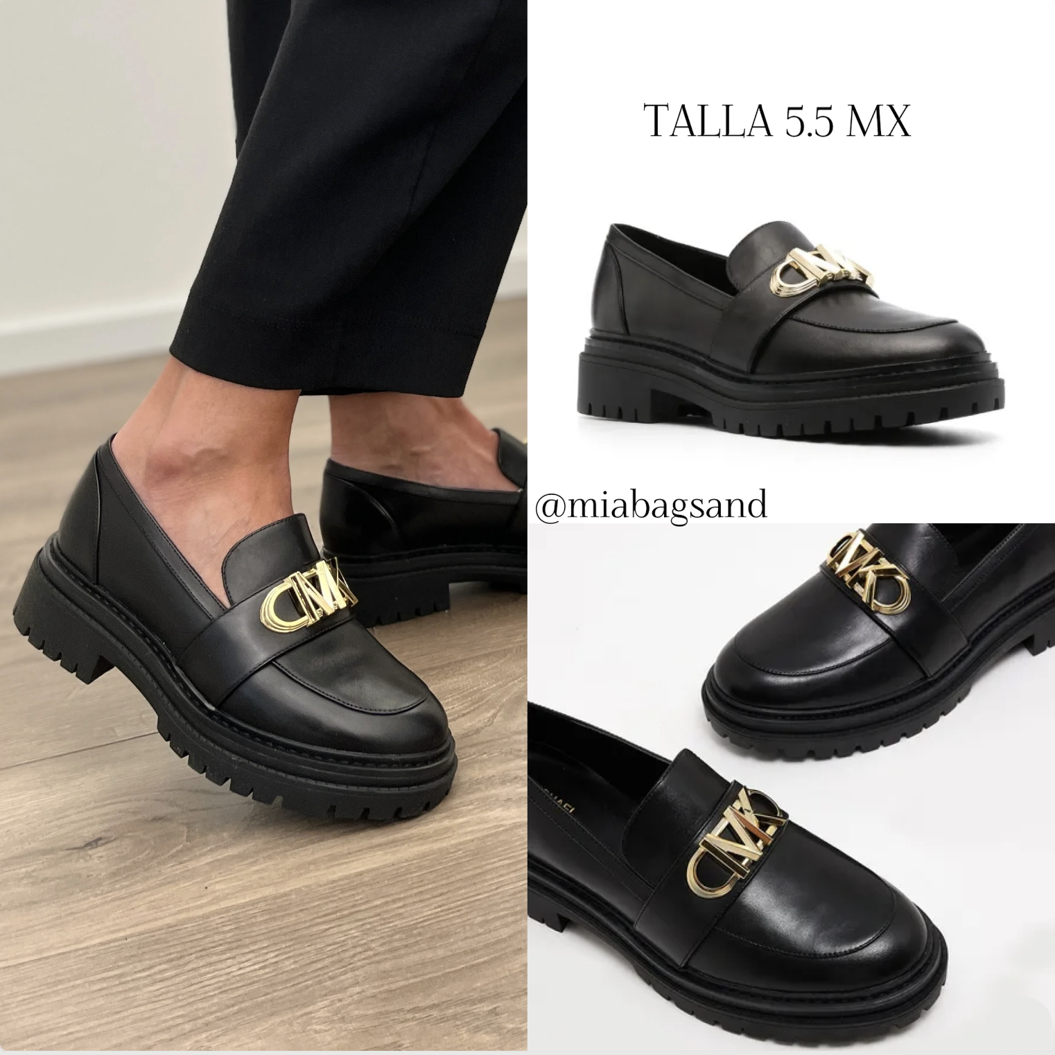 Loufers Michael Kors negros