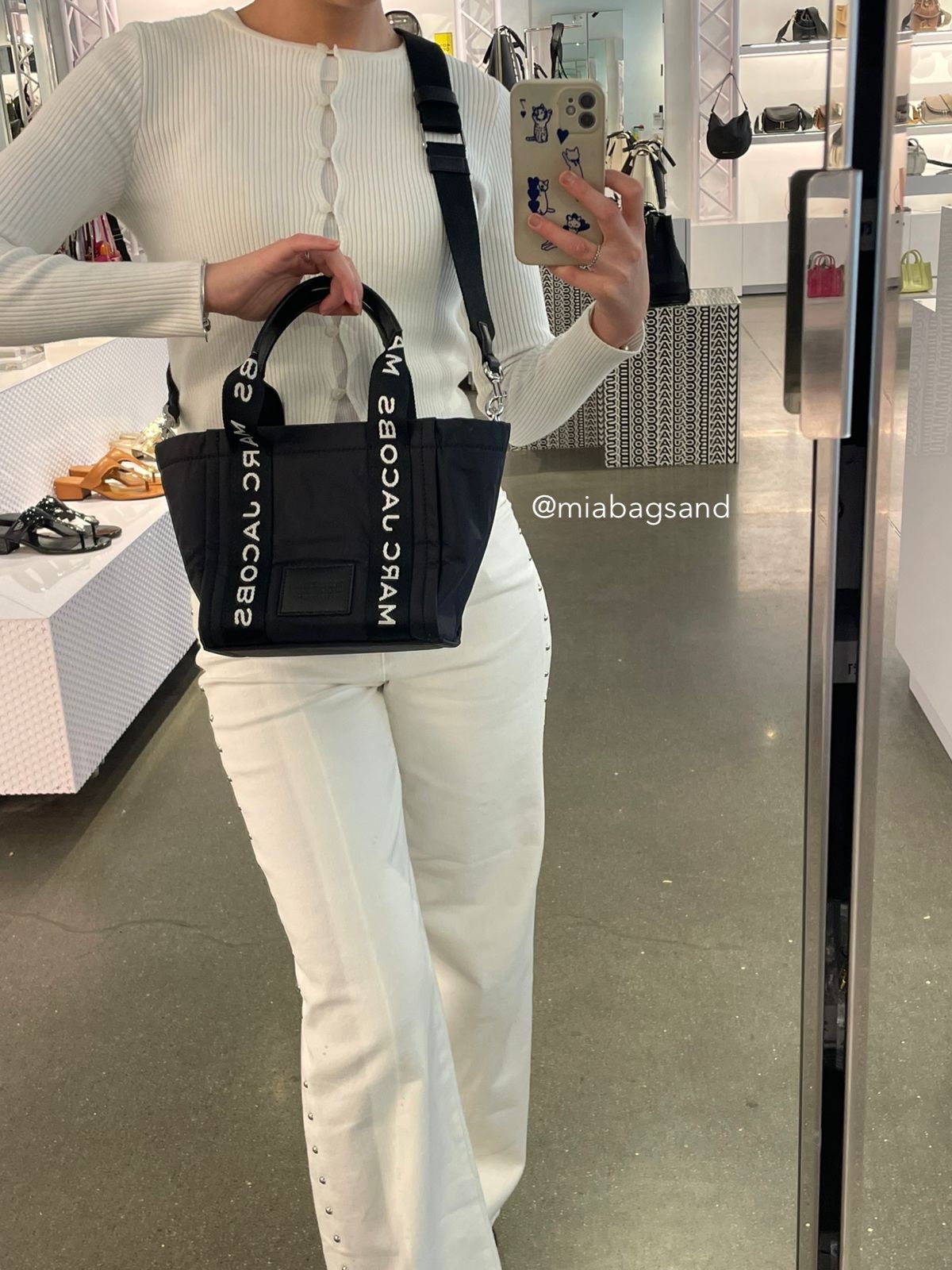 Bolso mini nylon con strap