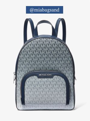 Mochila degradada mediana Azul