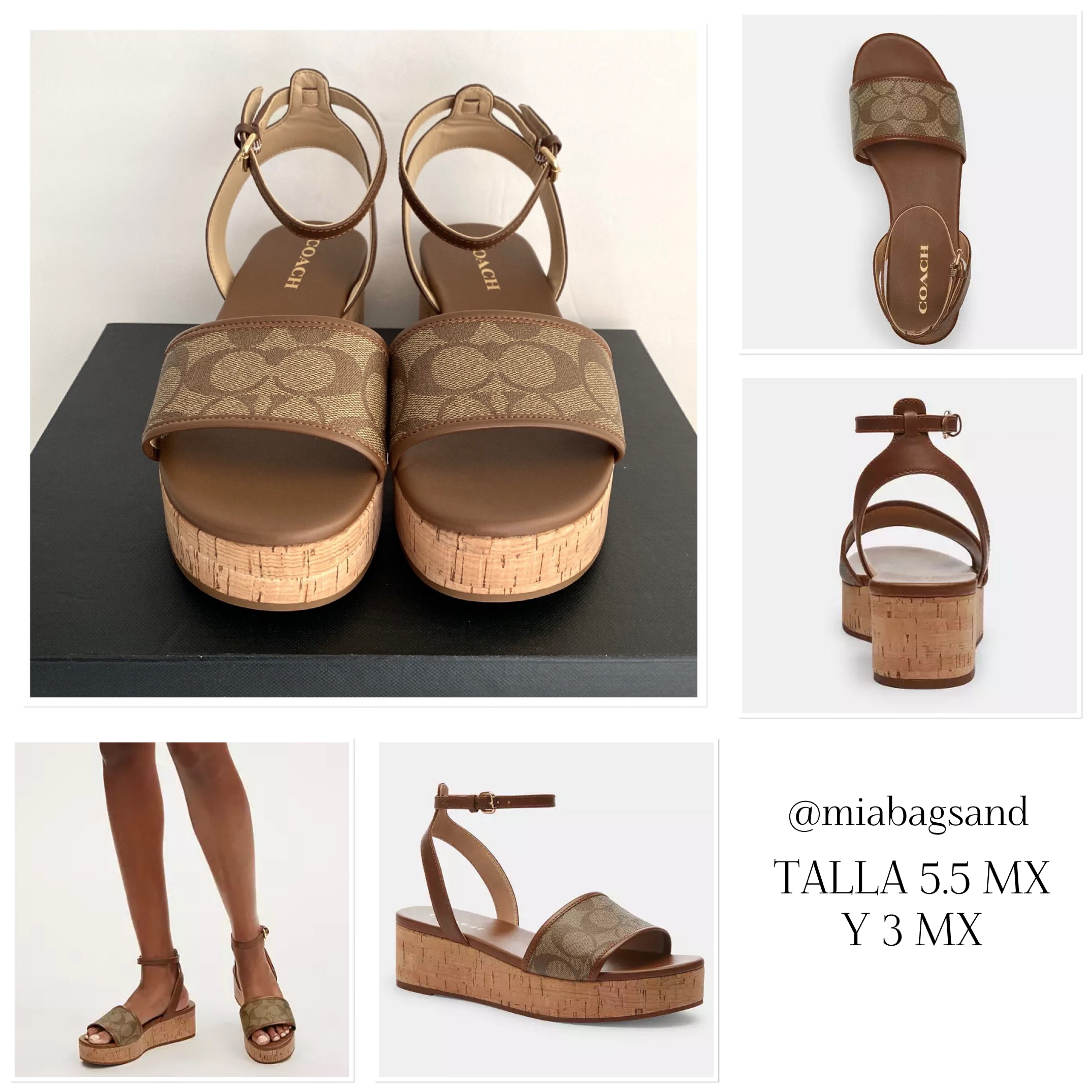 Sandalias con plataforma de corcho