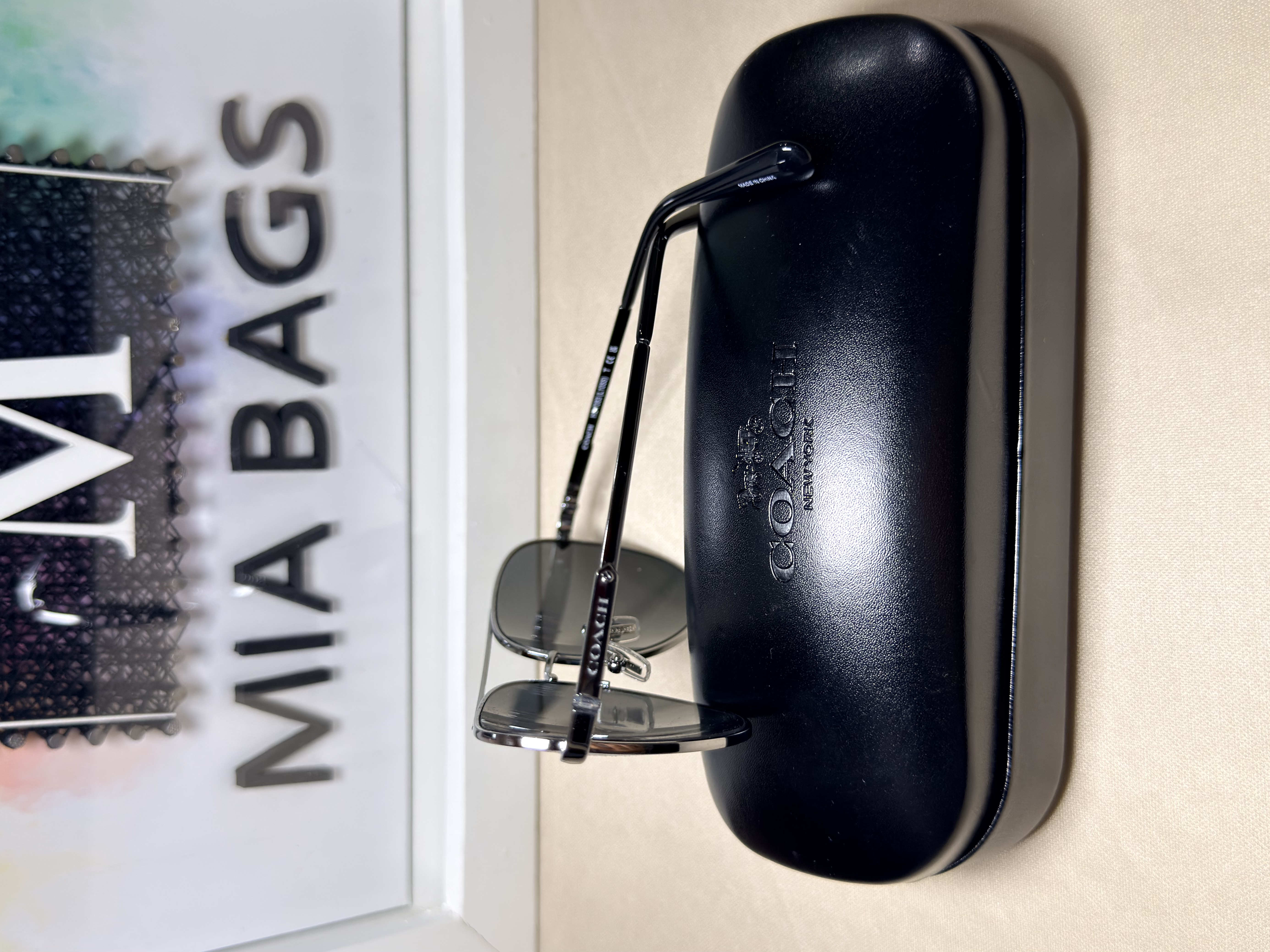 Gafas de sol tipo aviador, espejo con azul