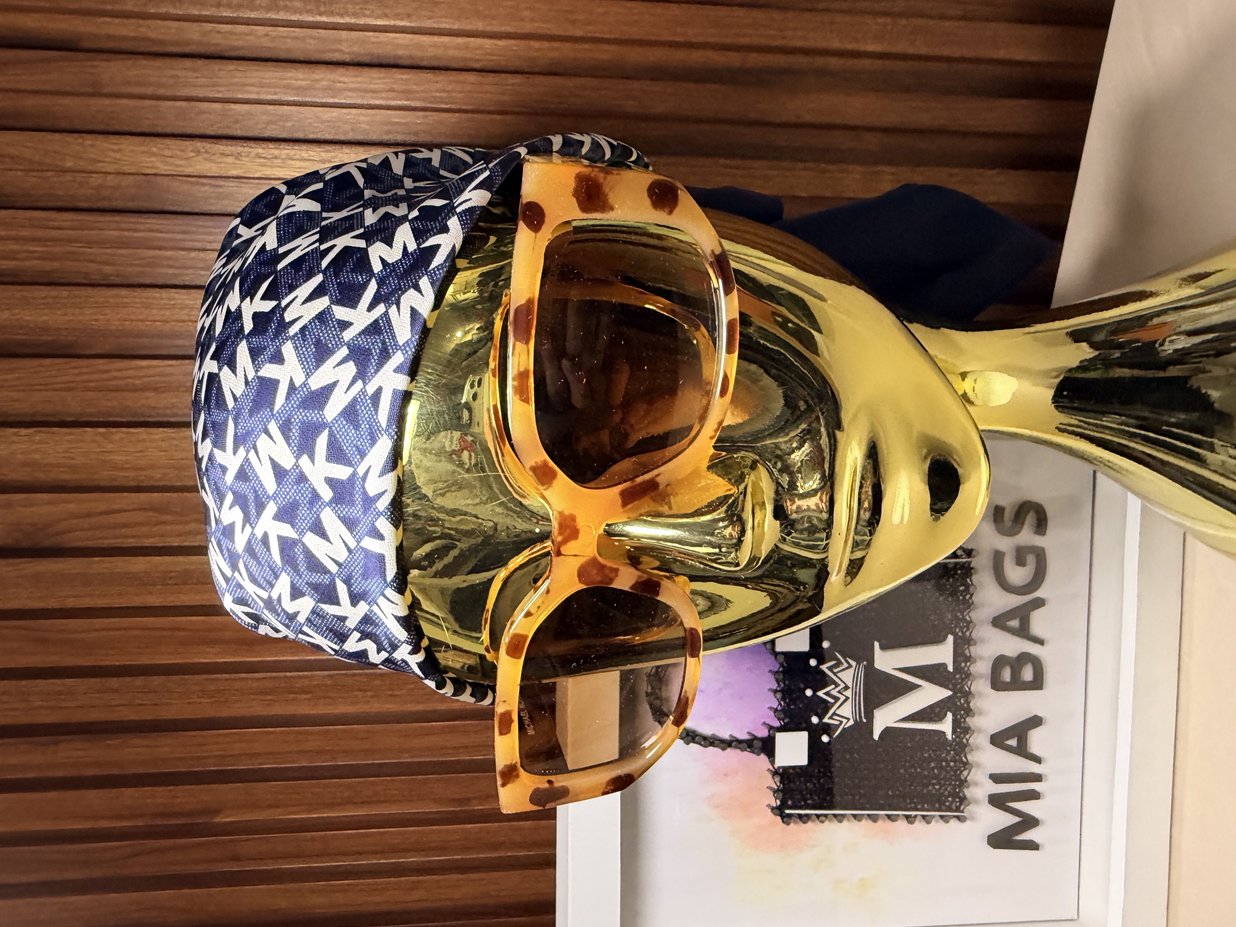 Gafas de sol marco con estilo animal print