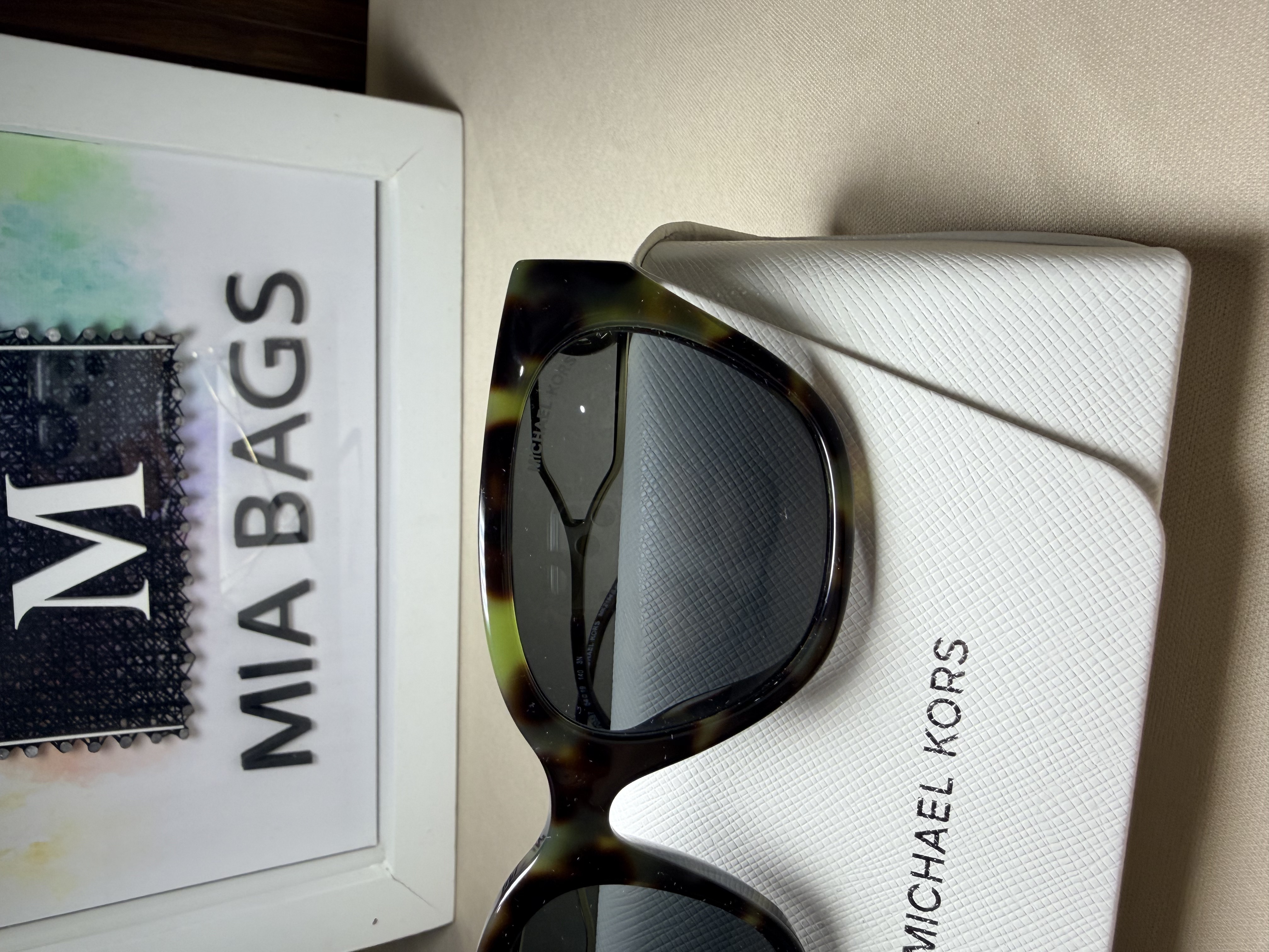 Gafas de sol azul con verde