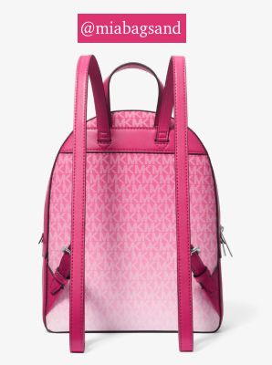 Mochila degradada mediana Rosa 