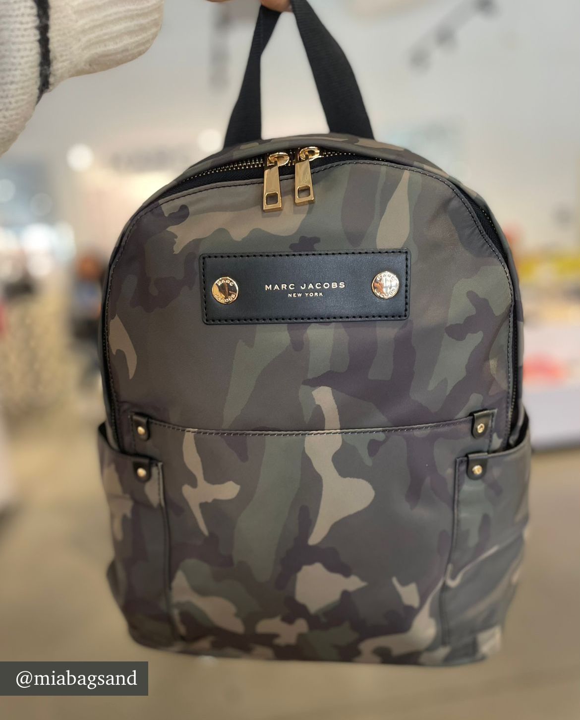 Backpack  Preppy nylon Black