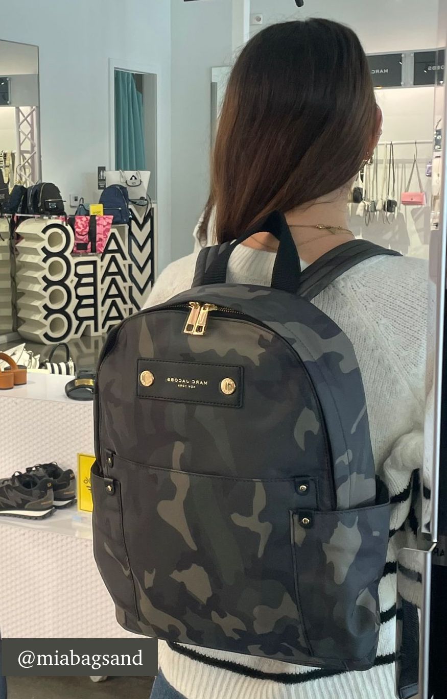 Backpack Preppy nylon Black