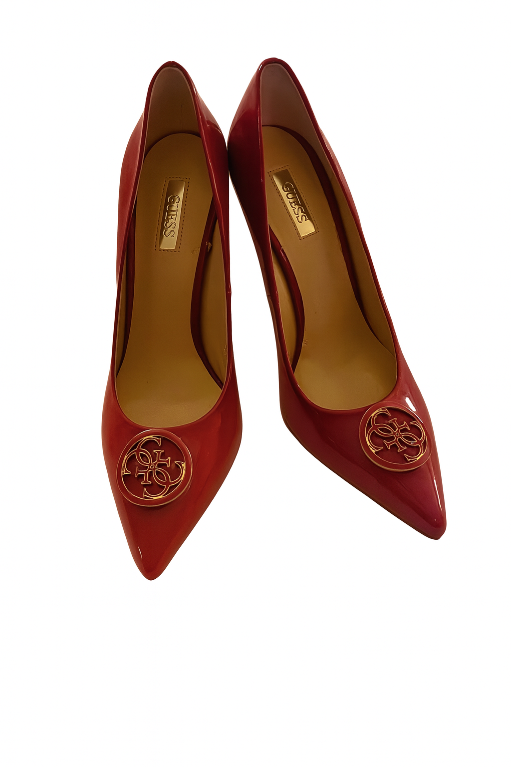 Red Patent Leather High Heel Shoes