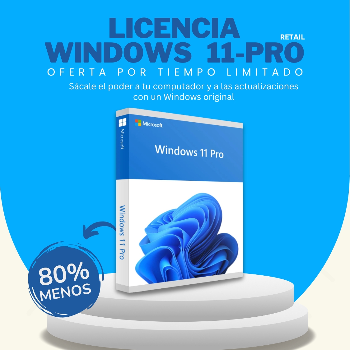 Licencia Windows 11 Pro Retail