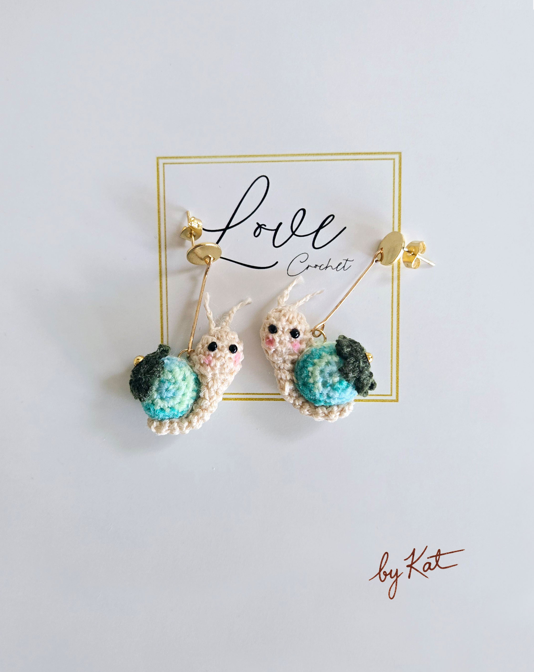 Handmade Snail Earrings