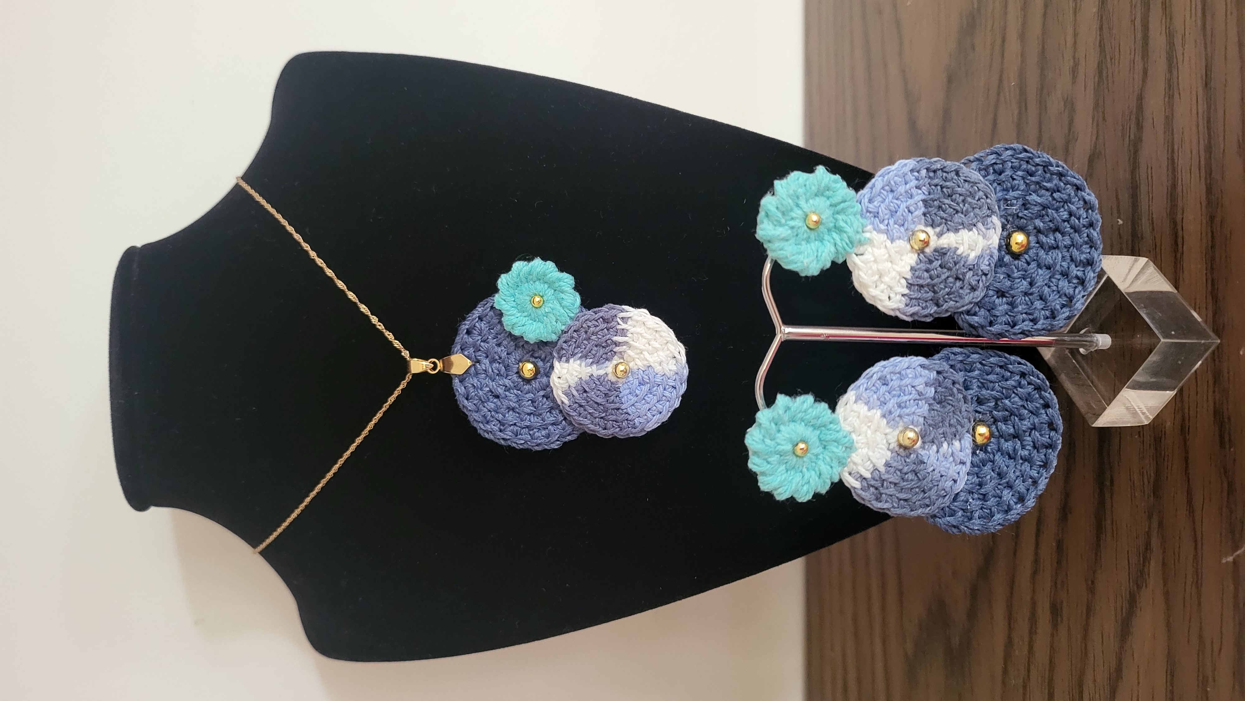 Handmade Crochet Jewelry Set