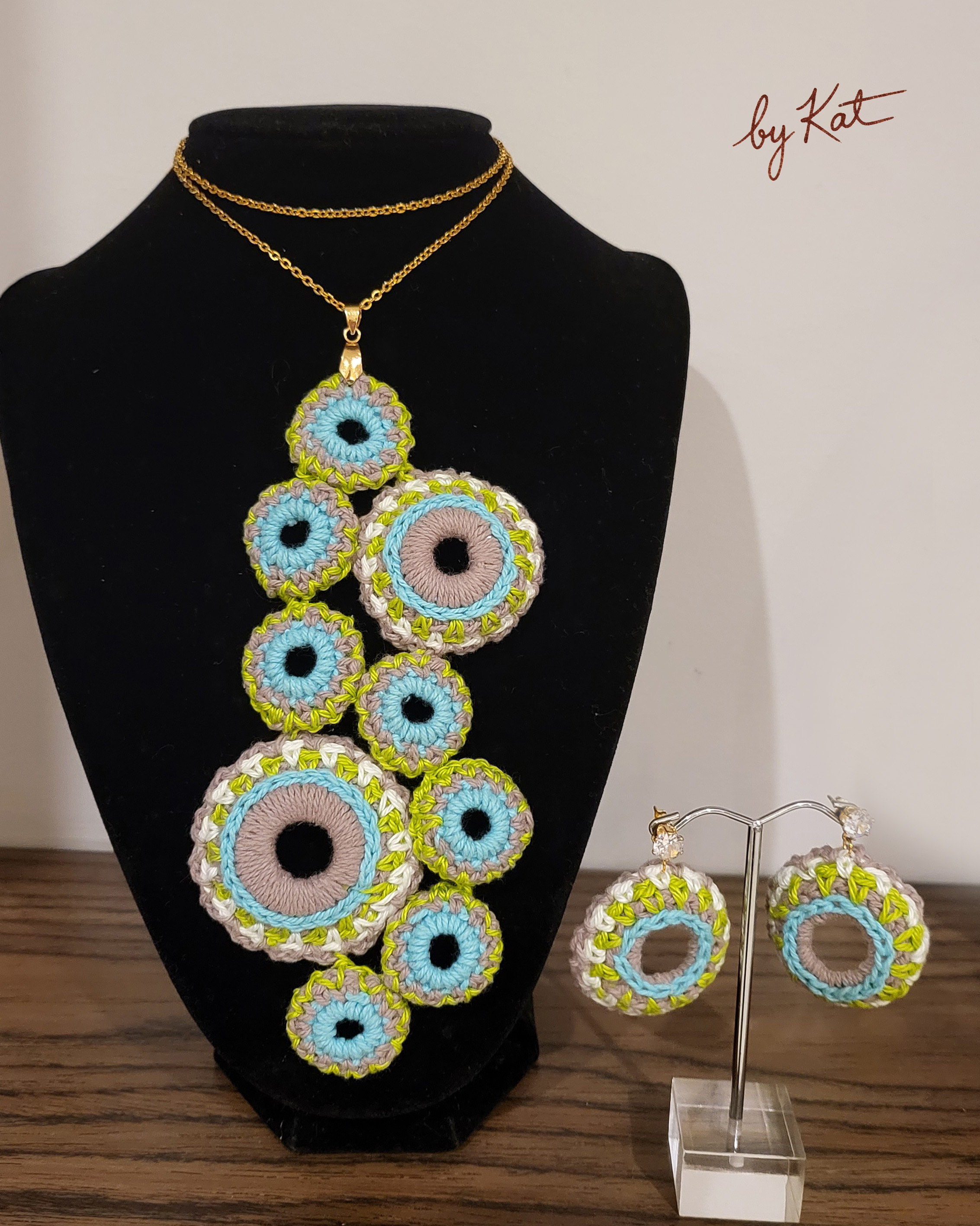 Handcrafted Crochet Jewelry Set
