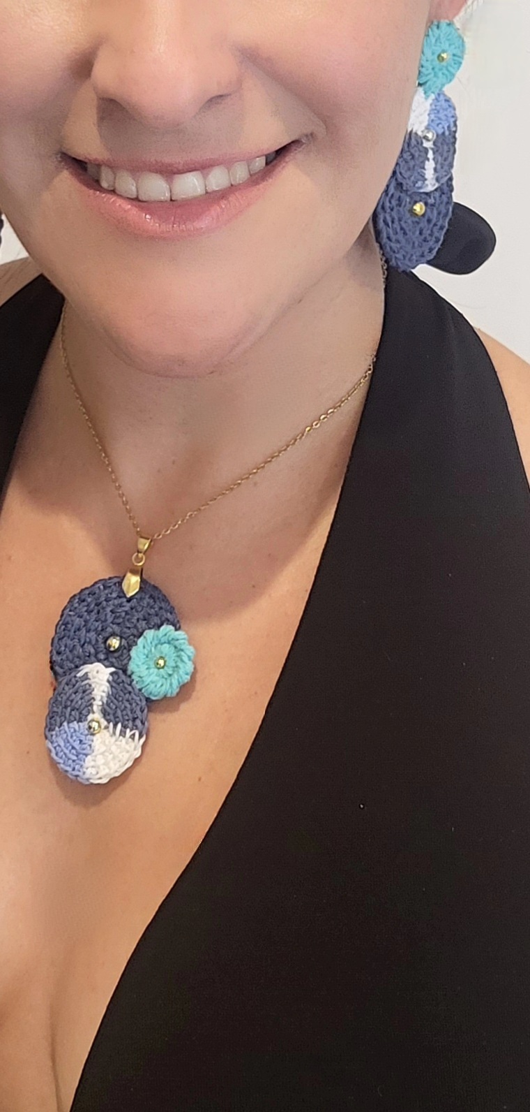 Handmade Crochet Jewelry Set