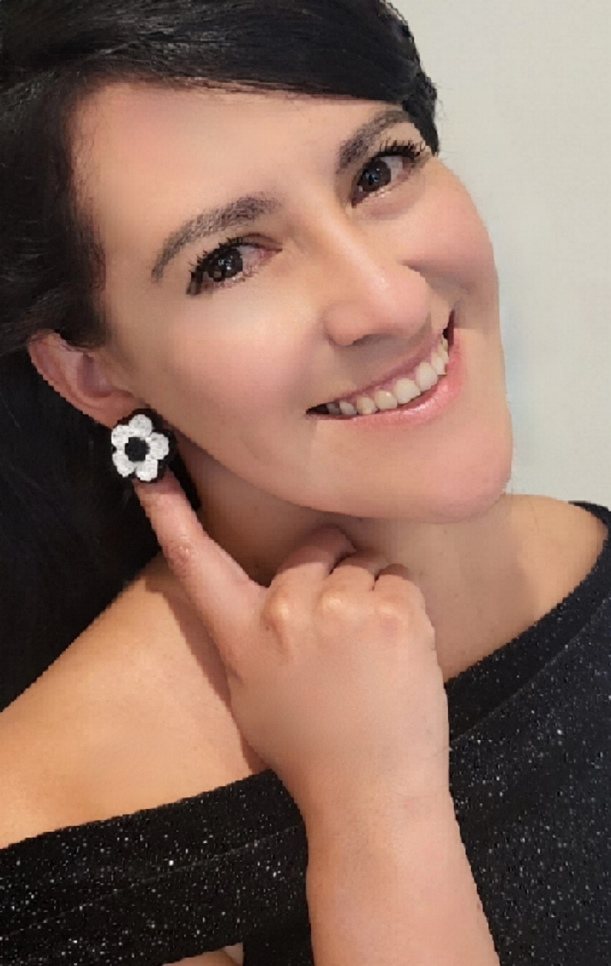 Handmade Crochet Flower Earrings