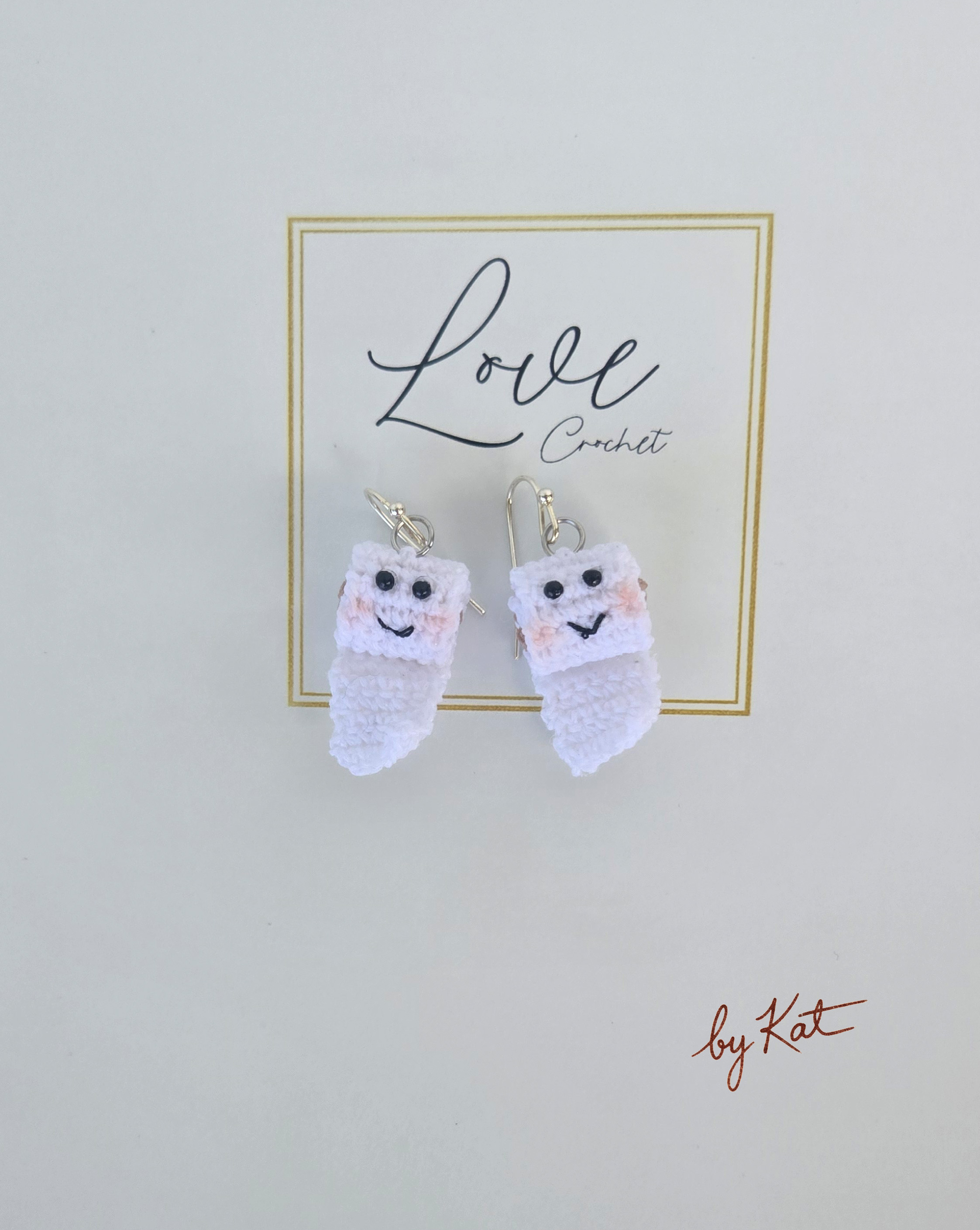 Crochet Toilet Paper Earrings