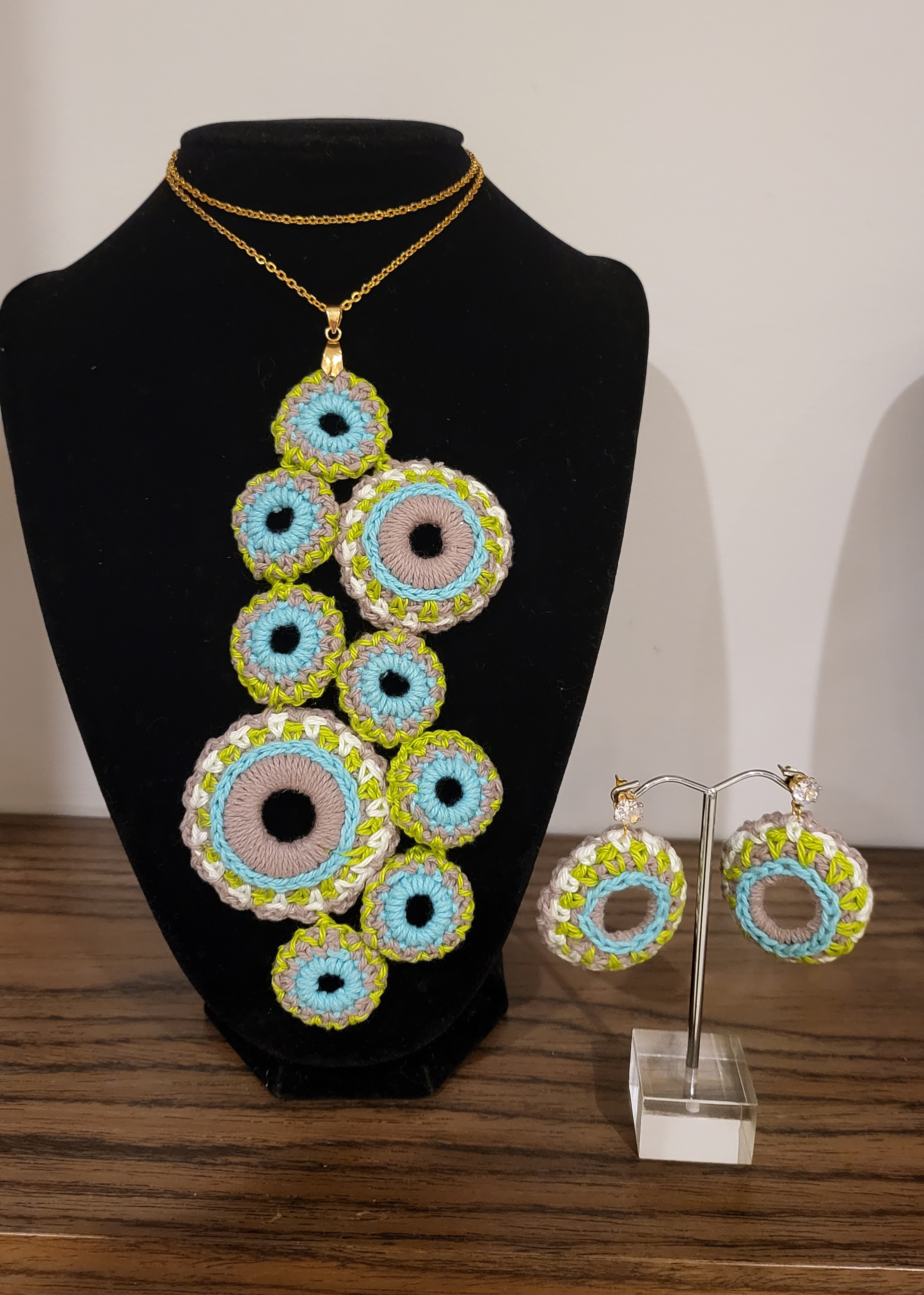 Handcrafted Crochet Jewelry Set