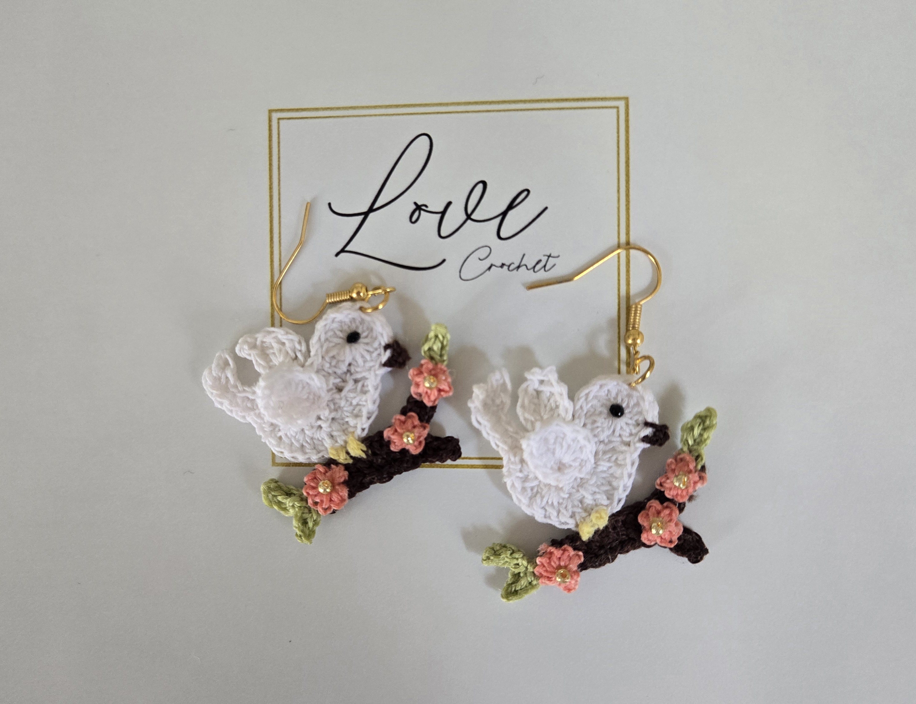 Handmade Bird Earrings