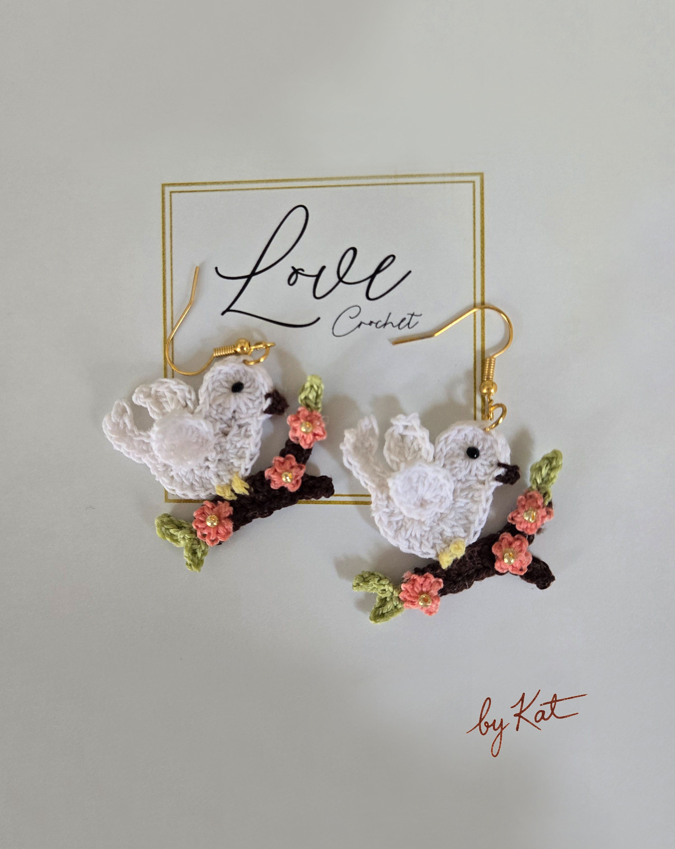 Handmade Bird Earrings