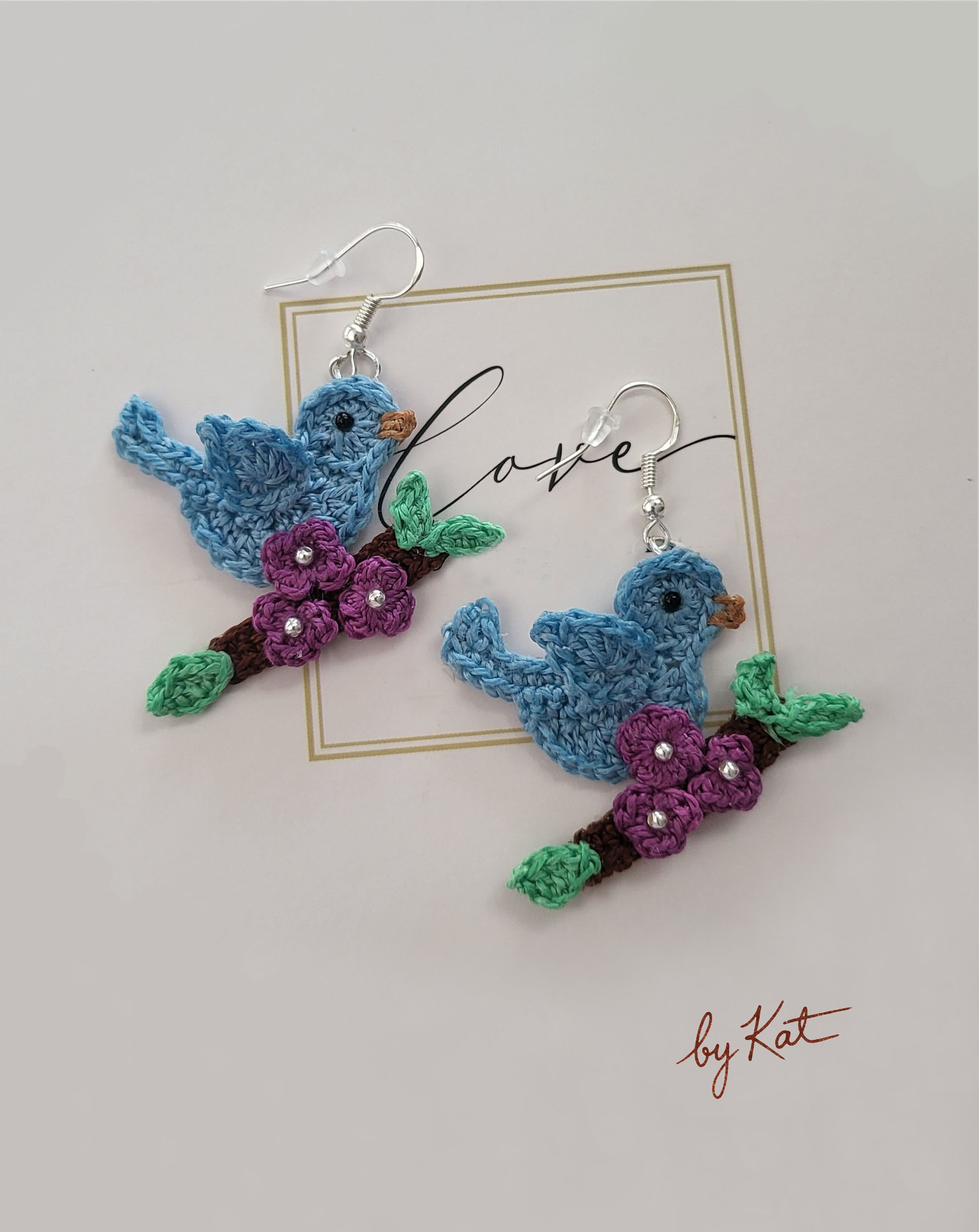 Handmade Bird Earrings